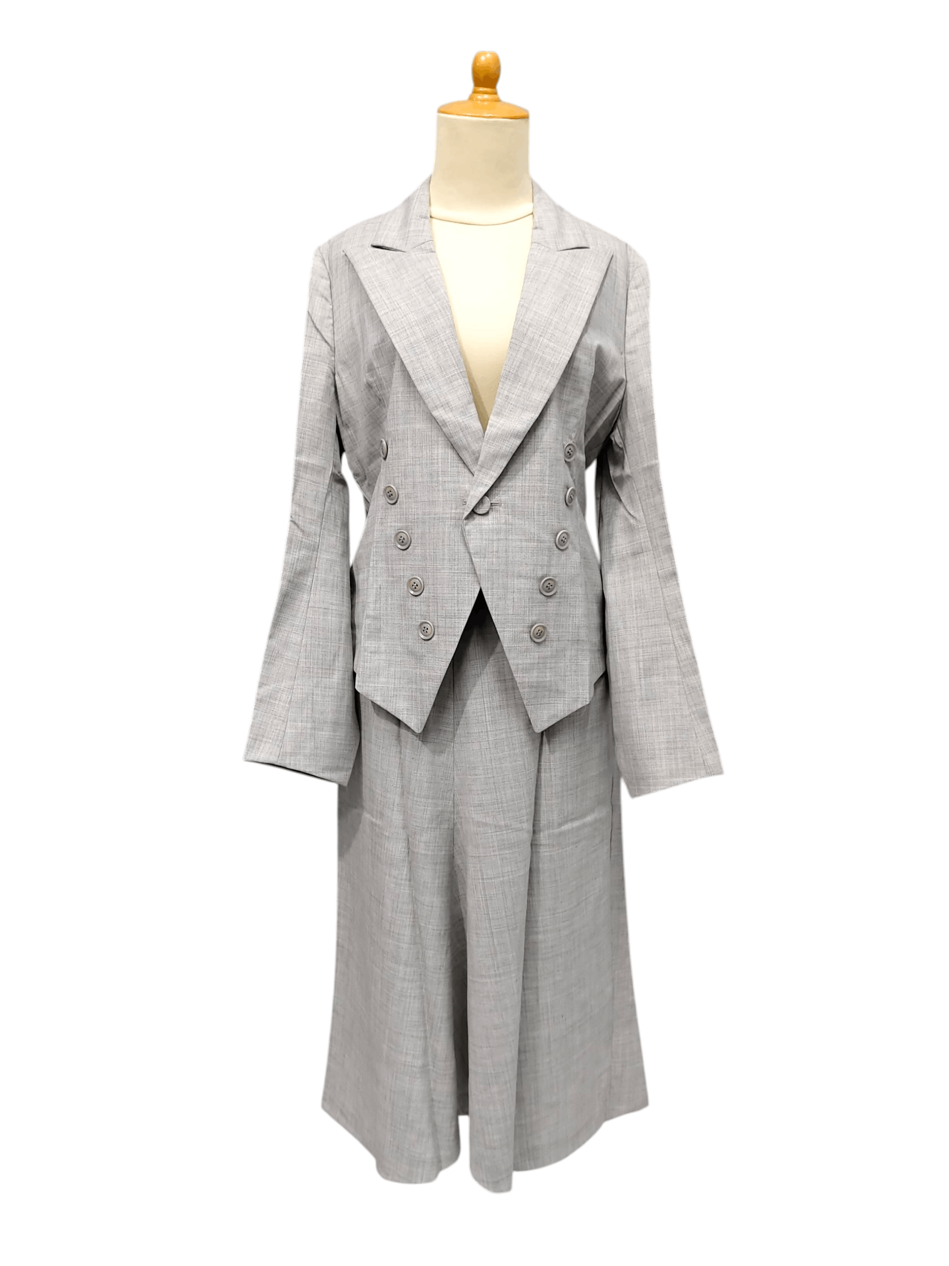 Yohji Yamamoto SAMPLE🔥Y's Yohji Yamamoto Set Tailored Blazer Flare Skirt Size M / US 6-8 / IT 42-44 - 1 Thumbnail