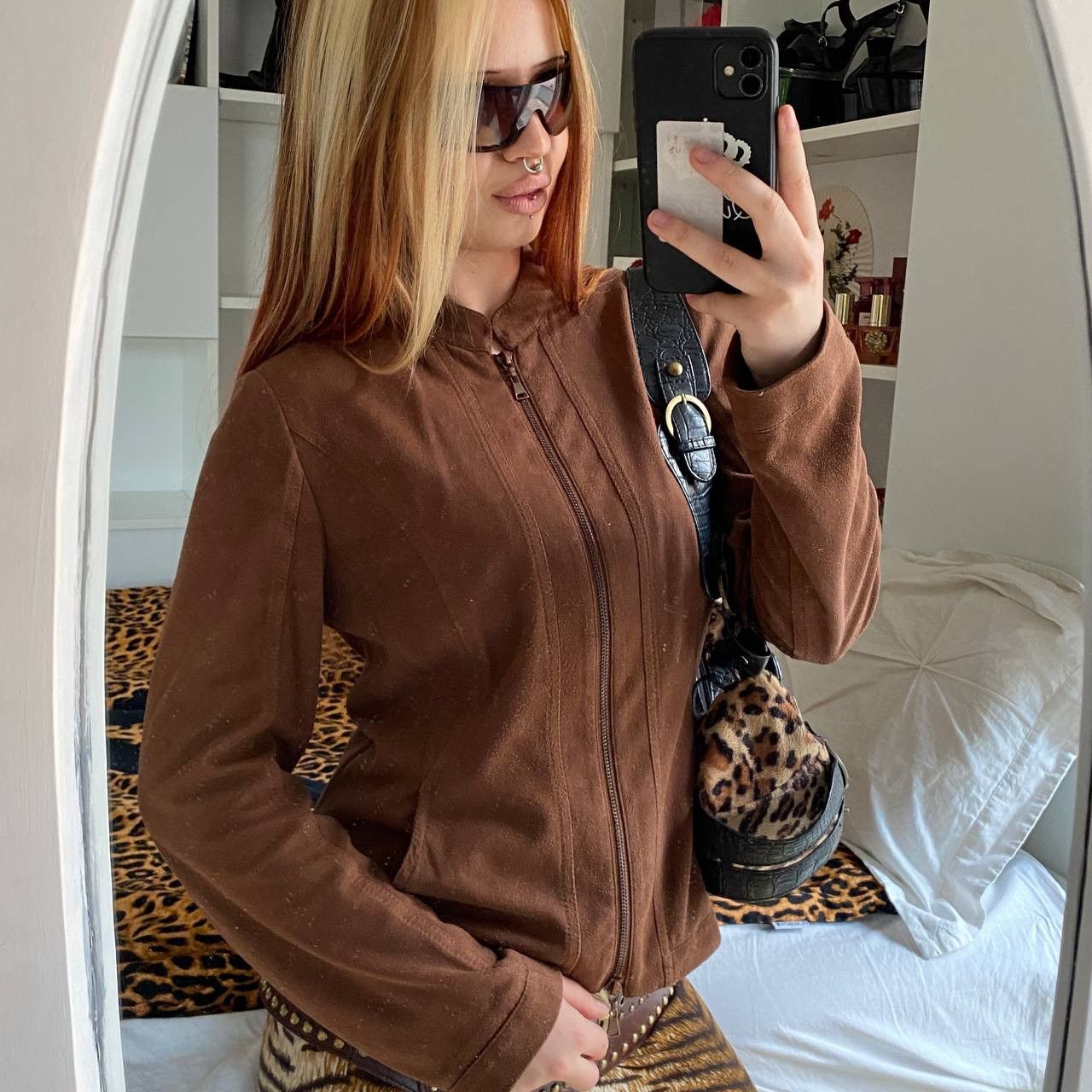 Vintage Vintage brown jacket Size S / US 4 / IT 40 - 1 Thumbnail