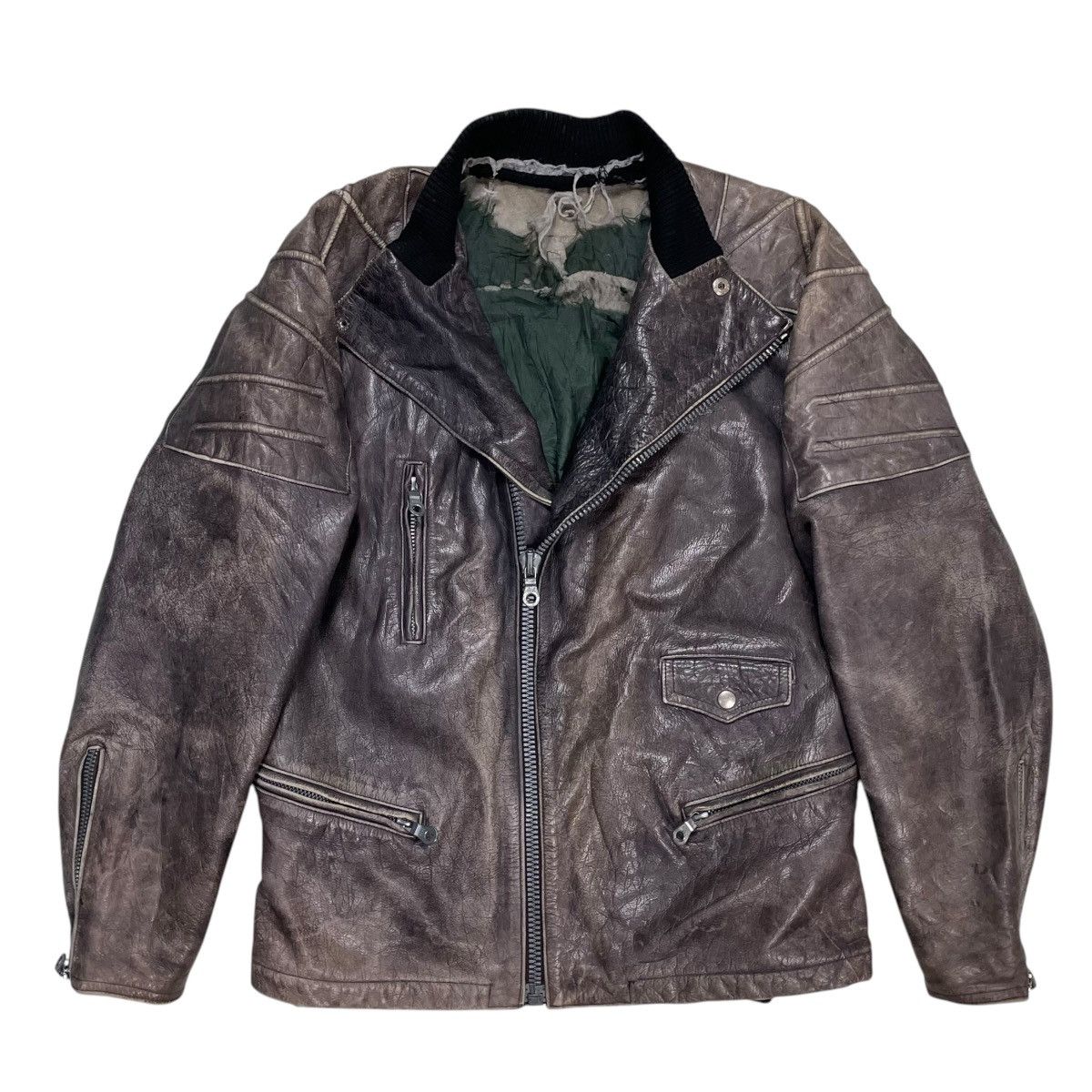 Marithe + Francois Girbaud 💥80s MARITHE FRANCOIS GIRBAUD BIKER BOMBER JACKET Size US M / EU 48-50 / 2 - 2 Thumbnail