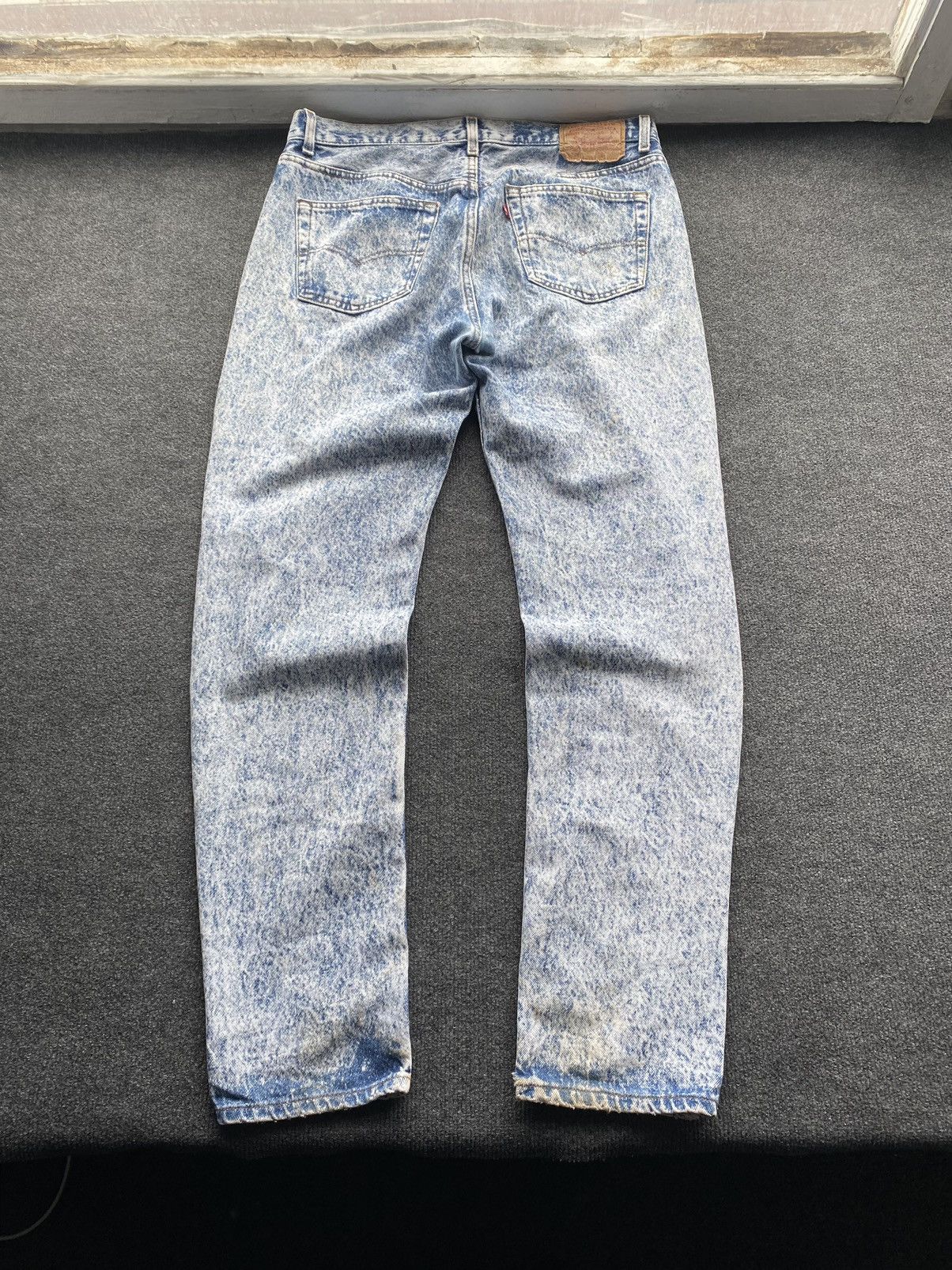 Levi's Vintage Clothing 🔥Vntg Lvc Levis 501 cow pattern washed jeans rare Size US 36 / EU 52 - 2 Thumbnail