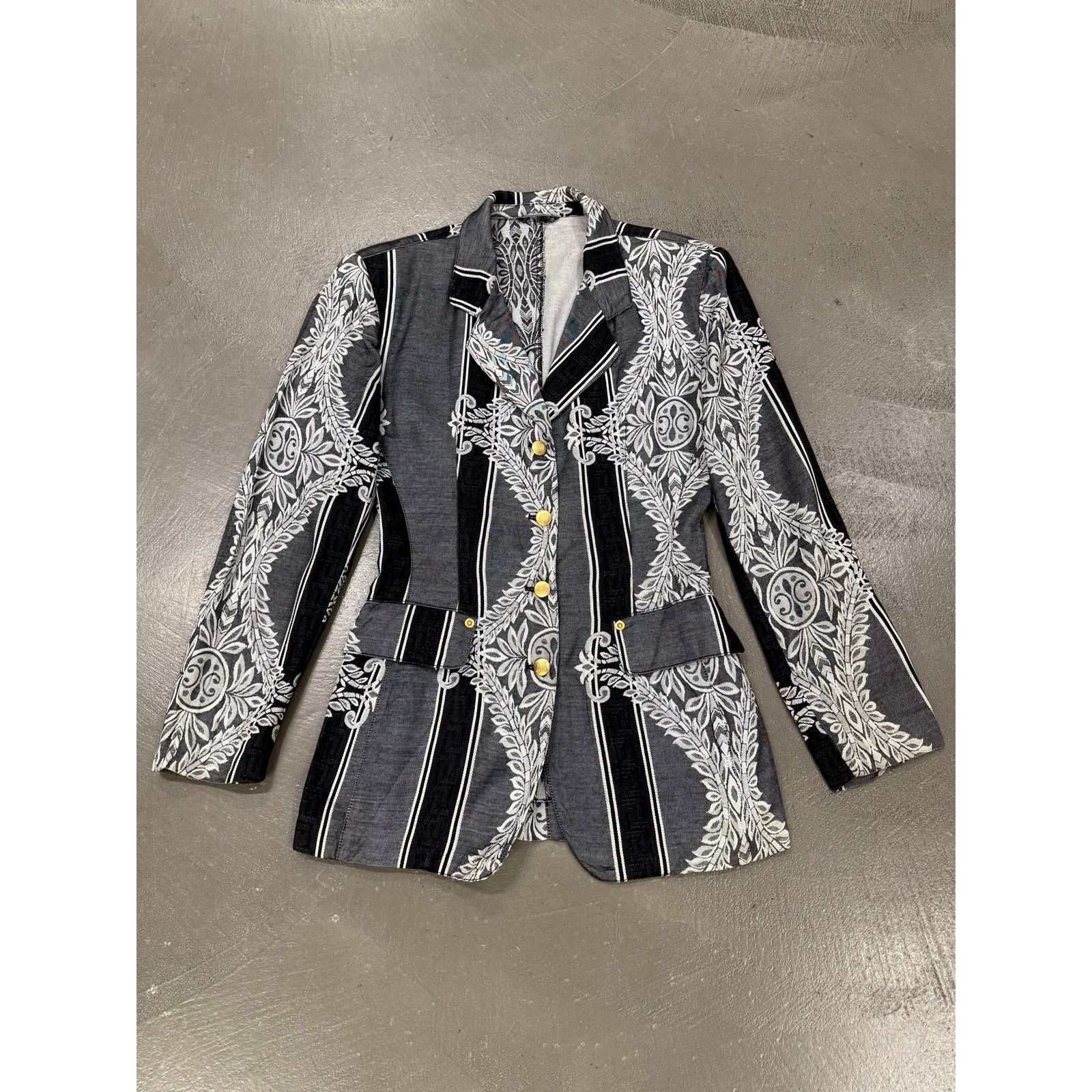 Jean Paul Gaultier 2000s Jean Paul Gaultier paisley set blazer skirt Size 30" / US 8 / IT 44 - 8 Thumbnail
