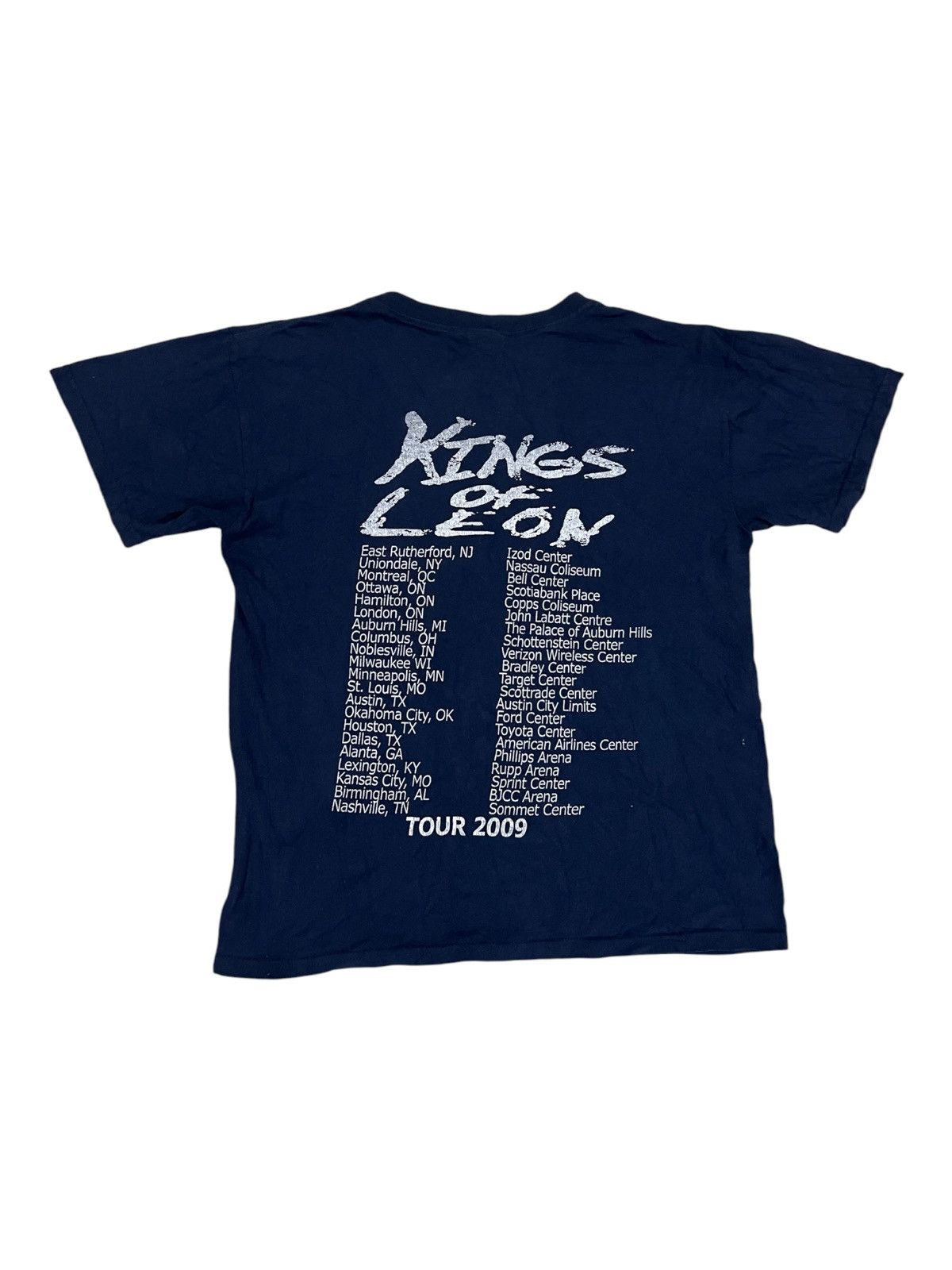 Band Tees × Vintage Y2K Vintage King of Leon 2009 Concert Tour Line Up Shirt Size US M / EU 48-50 / 2 - 2 Thumbnail