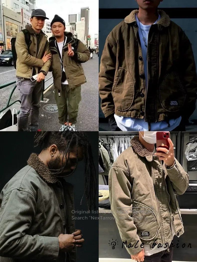 Neighborhood Neighborhood Distressed Wool Jacket Sailor Jacket Size US S / EU 44-46 / 1 - 8 Thumbnail