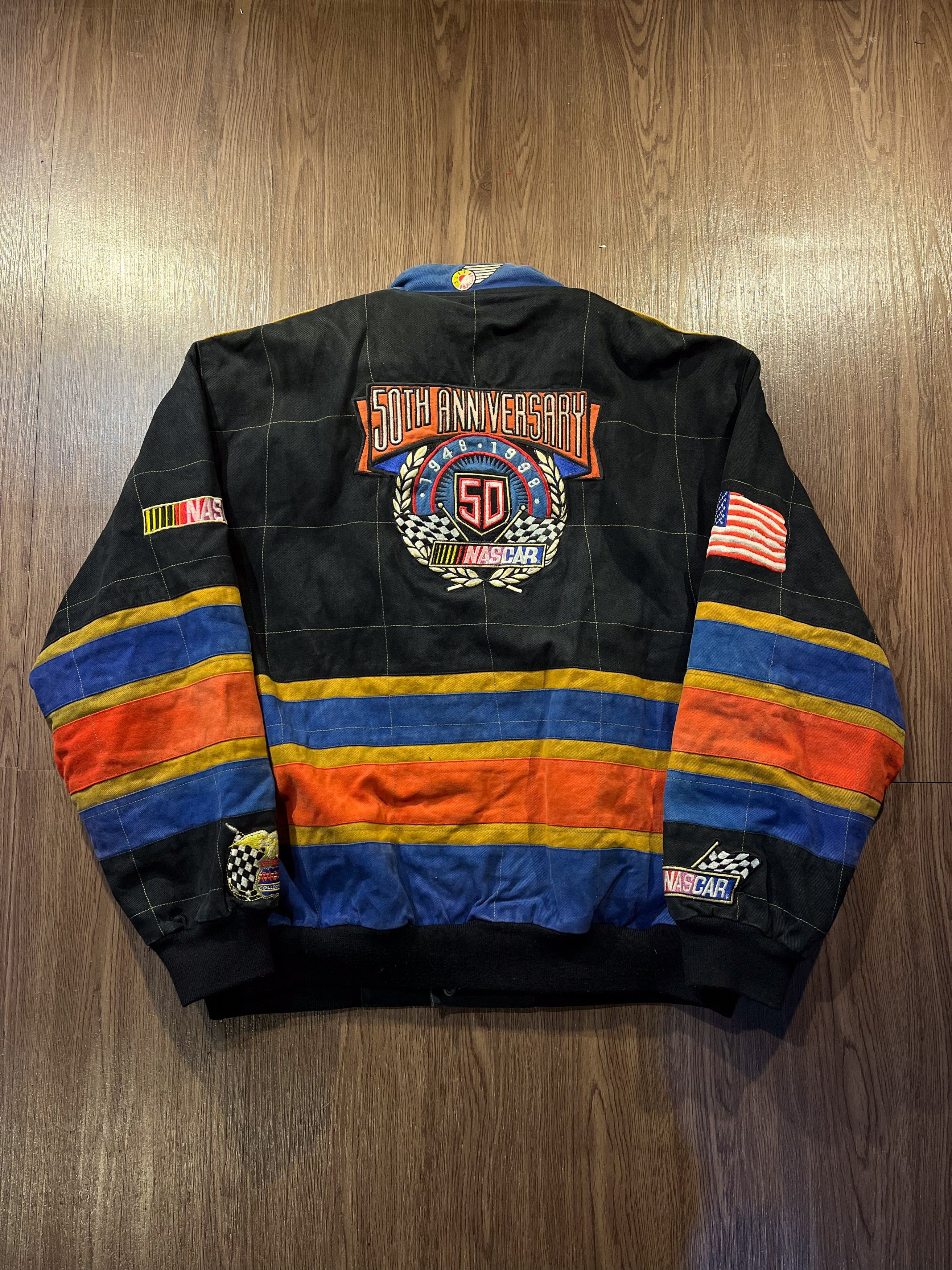1998 Rare Design 50th ANNIVERSARY NASCAR Racing Jacket by JH