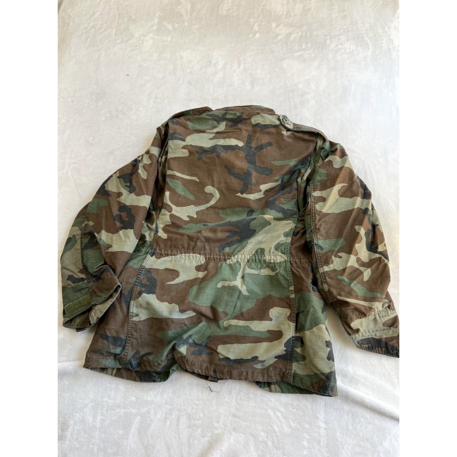 Alpha Industries VINTAGE US Army Jacket Mens Small M65 Woodland Camo Cold Weather Military 90s Size US S / EU 44-46 / 1 - 7 Thumbnail