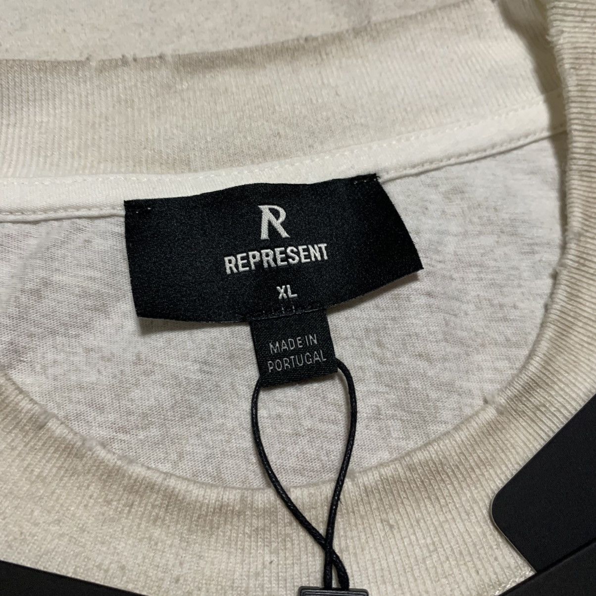 Represent Clo. Represent XL Dream On Tour Washed Ecru White Tee Size US XL / EU 56 / 4 - 6 Thumbnail
