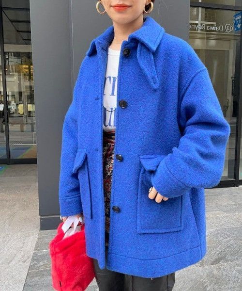 Beams Plus × Japanese Brand Ray Beams Melange Wool Half Coat Size US M / EU 48-50 / 2 - 1 Thumbnail