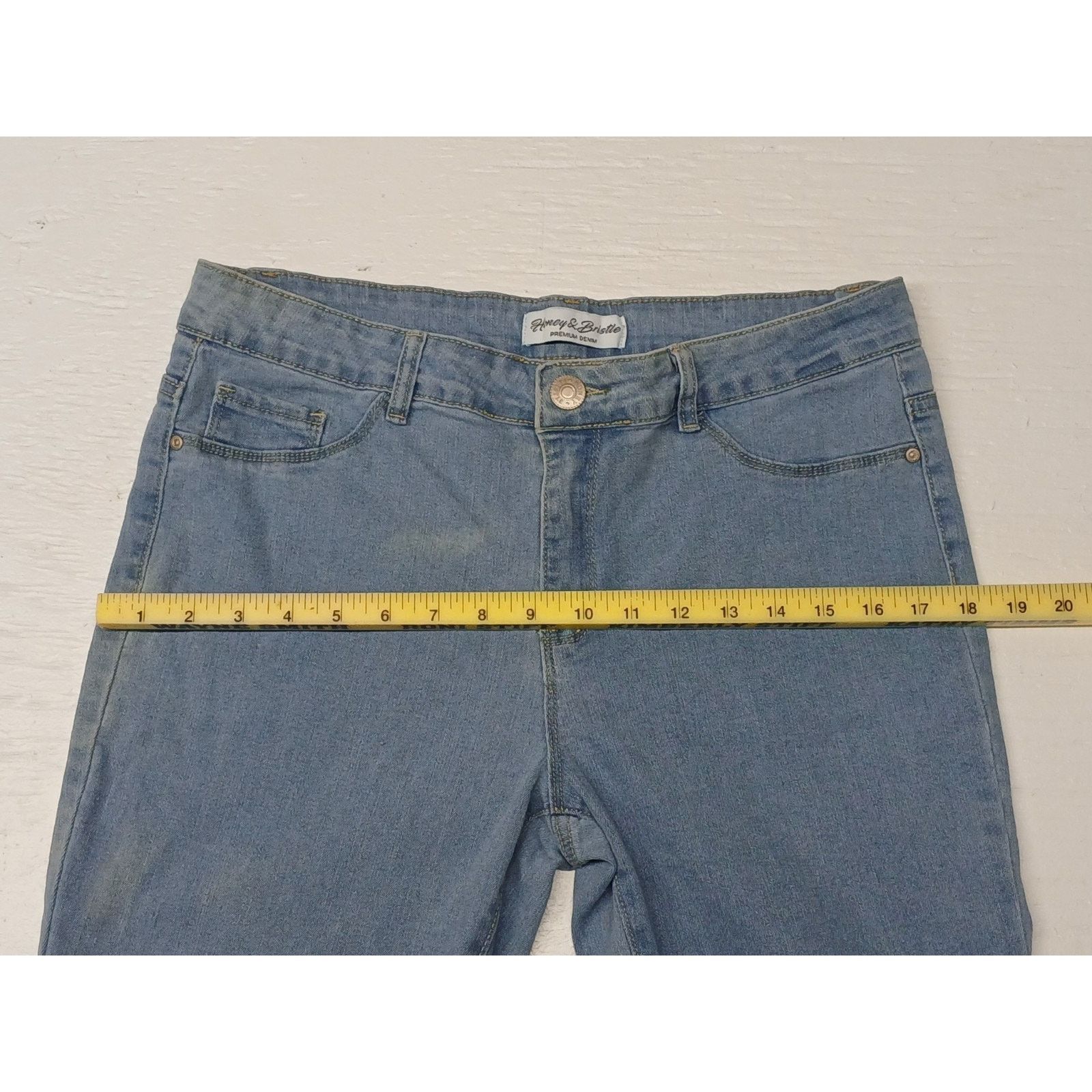 Other Honey & Bristle Premium Light Denim (12P) Stretch Jeans Size 30" / US 8 / IT 44 - 5 Thumbnail