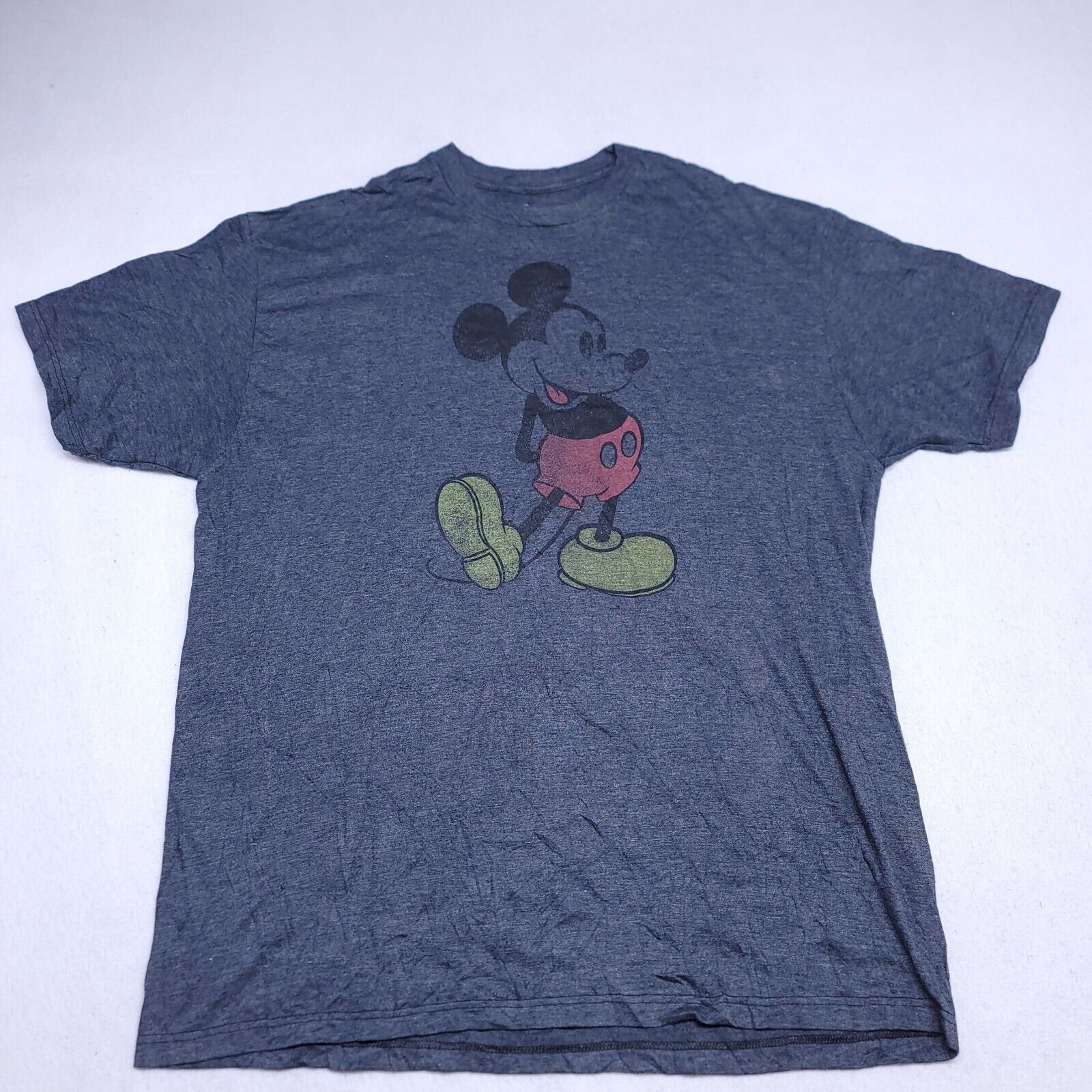 Disney Disney Mickey Mouse Graphic Pullover Shirt Men Size 2XL Gray Size XXL / US 16-18 / IT 52-54 - 2 Thumbnail
