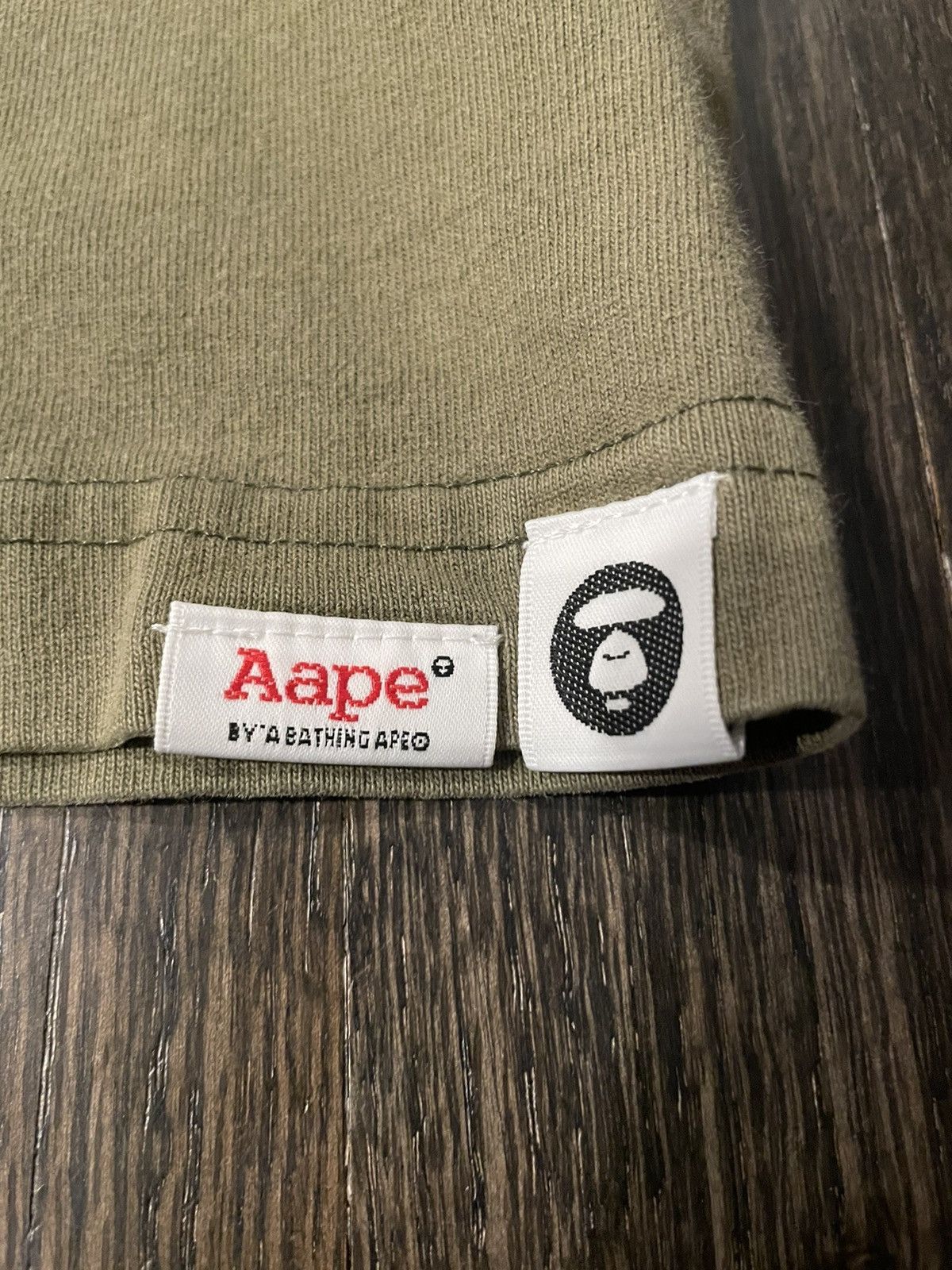 Aape AAPE Green Ape Tee Size US XS / EU 42 / 0 - 7 Thumbnail
