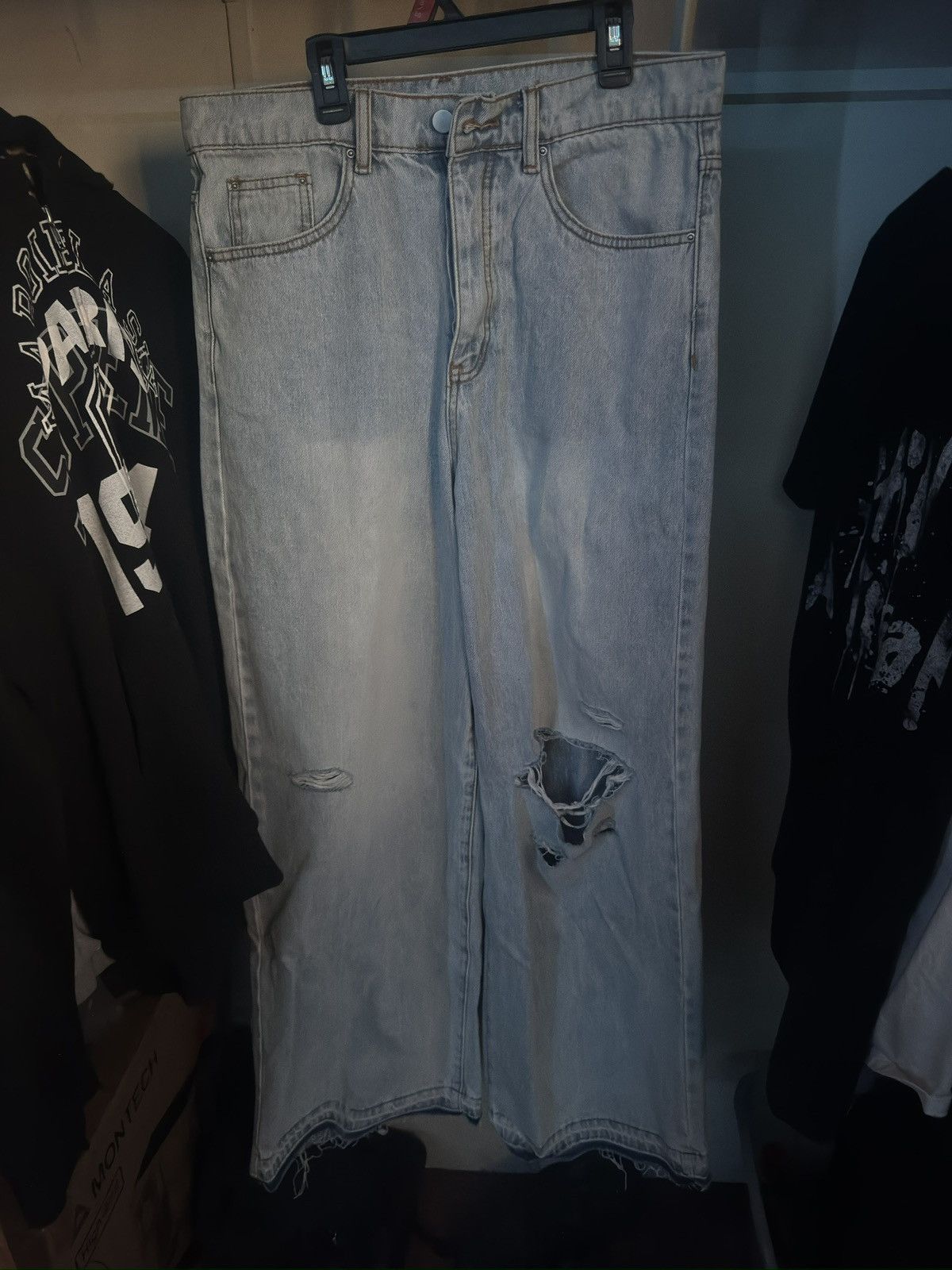 MNML Mnml Baggy Rave Denim Size US 31 - 2 Thumbnail