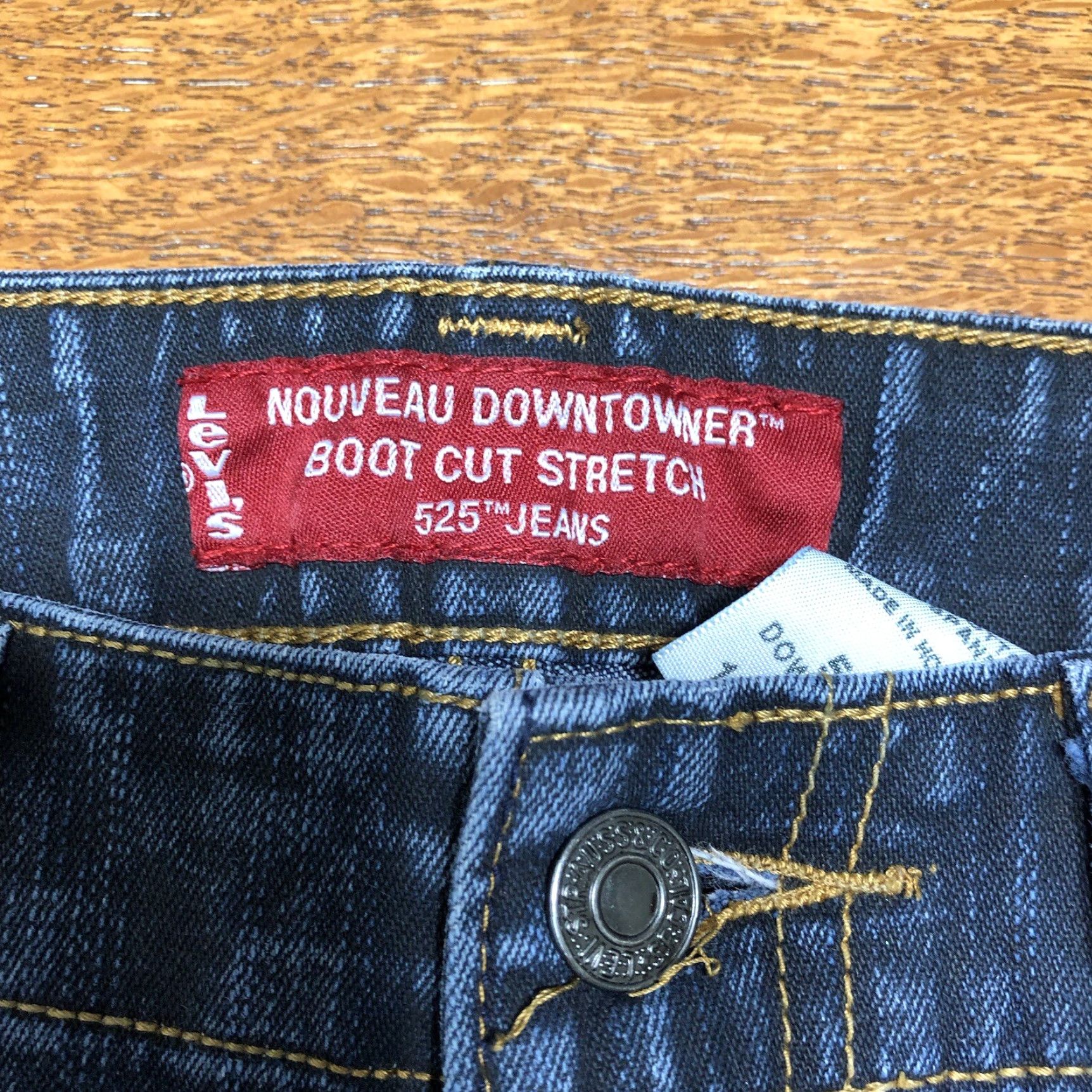 Levi's VINTAGE Levi's 525 Nouveau Downtowner Jeans Bootcut Womens Regular 10 31 Inseam Dark Blue Stretch Denim 5-Pocket 32 Waist Cowboy 80s 90s Mens? Size 32" / US 10 / IT 46 - 5 Thumbnail