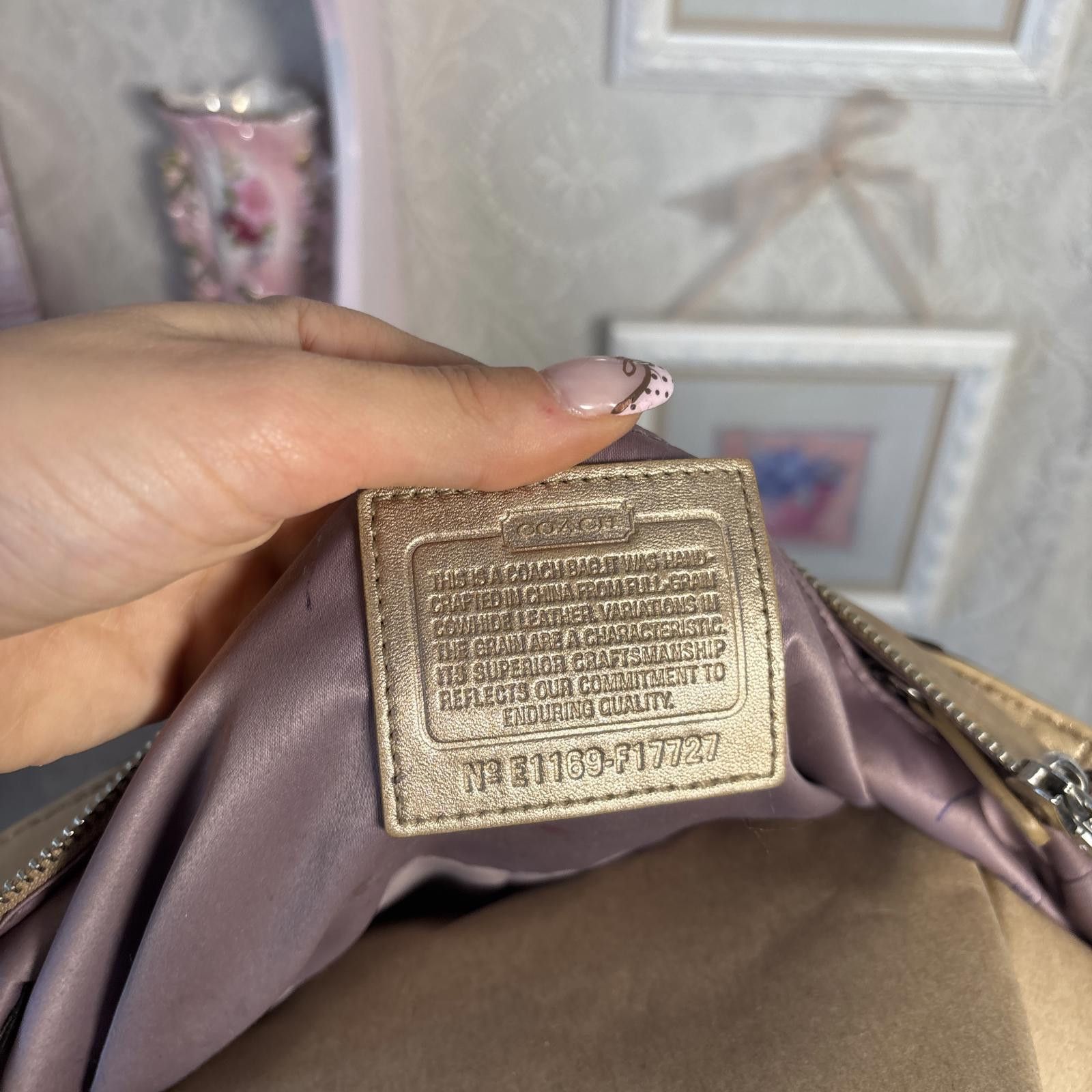 Coach vintage coach gold monogram tote purse Size ONE SIZE - 7 Thumbnail