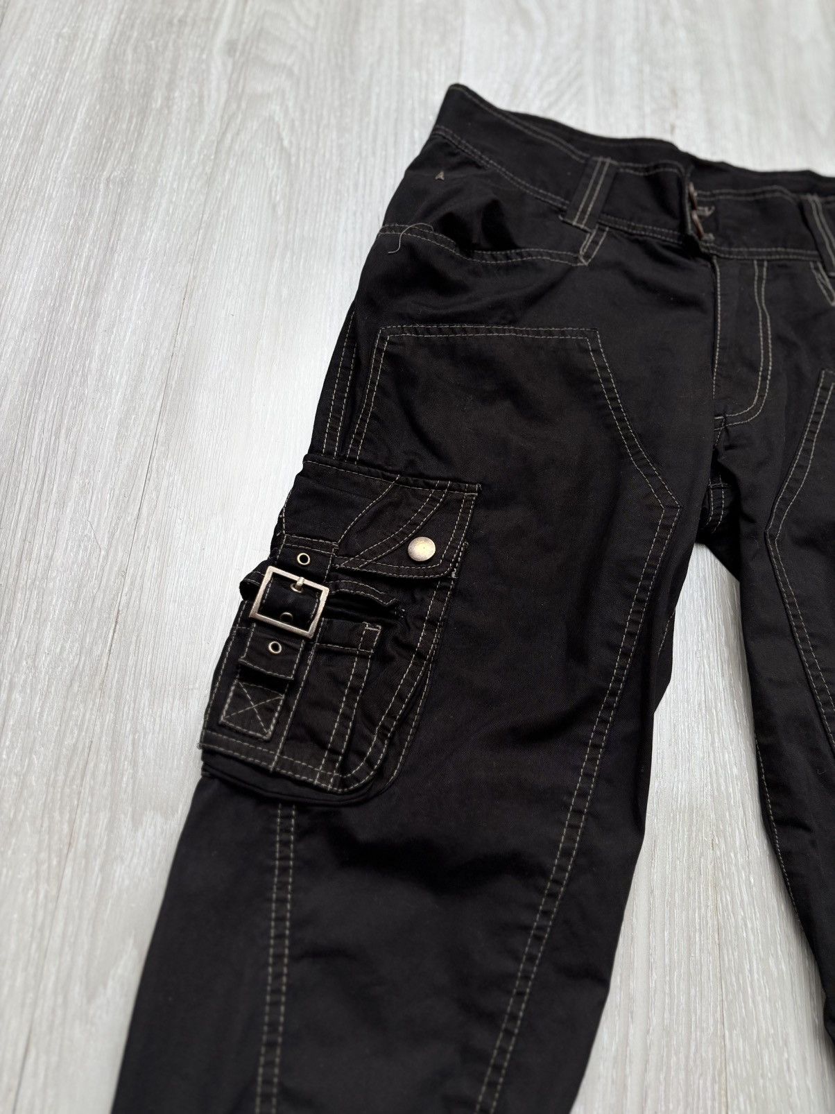 Michel Klein lace up flare cargo pants Size US 29 - 2 Thumbnail