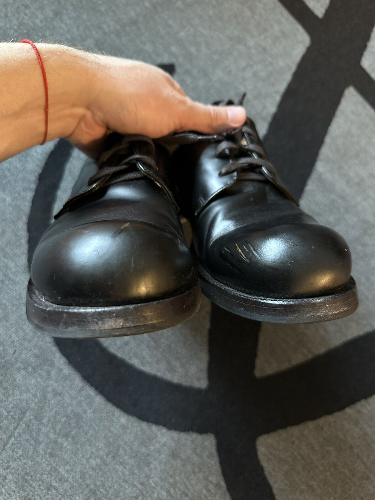 Antonio Maurizi Antonio Maurizi Black/camo Leather Derby shoes size 9 Size US 8 / EU 41 - 8 Thumbnail