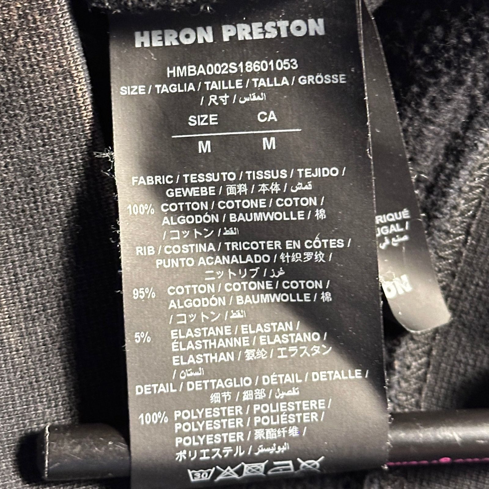 Heron Preston Black Text Crewneck Size US M / EU 48-50 / 2 - 7 Thumbnail