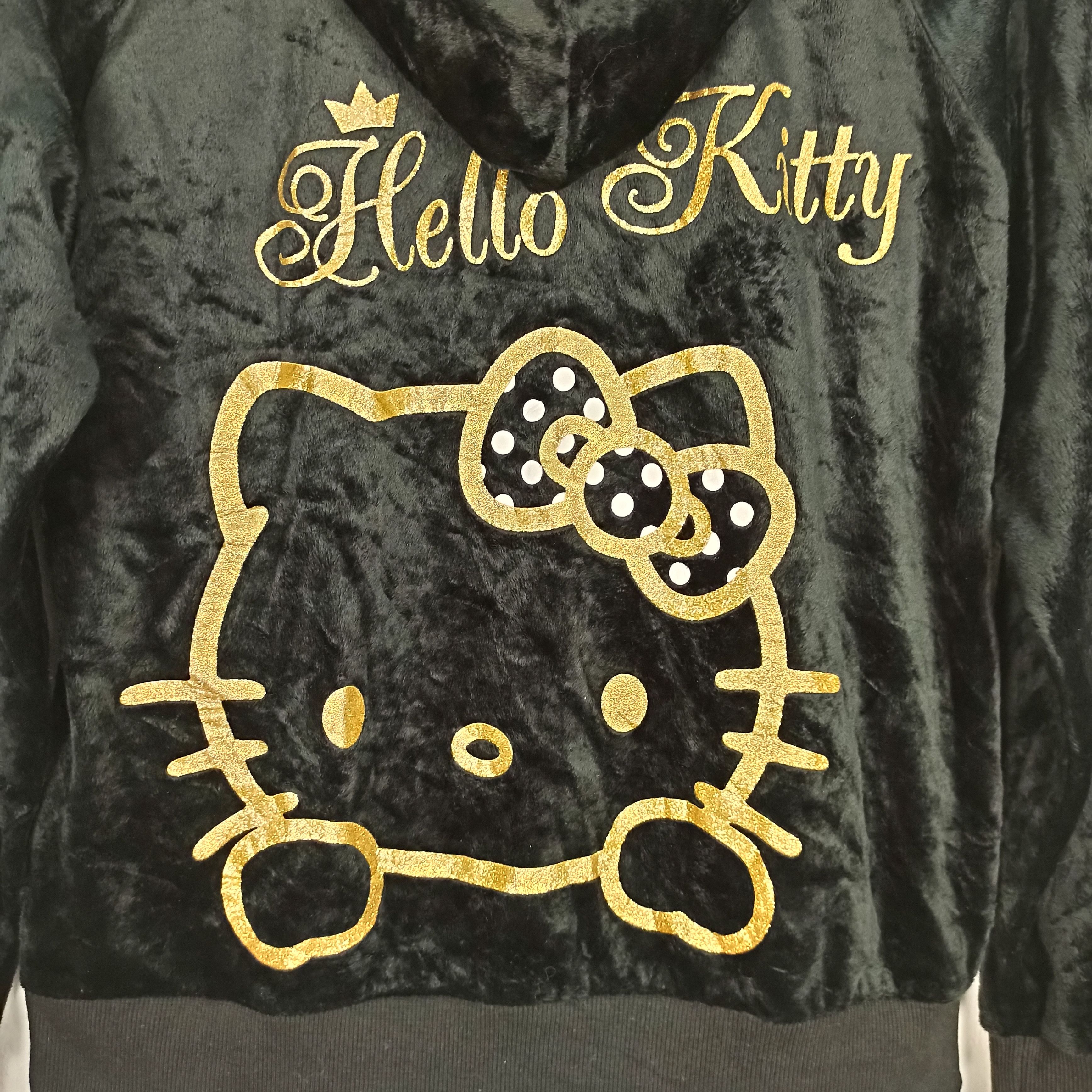 14th Addiction Rare Hello Kitty Velvet Hoodie Fur Style LGB/If Six Was nine Size S / US 4 / IT 40 - 6 Thumbnail