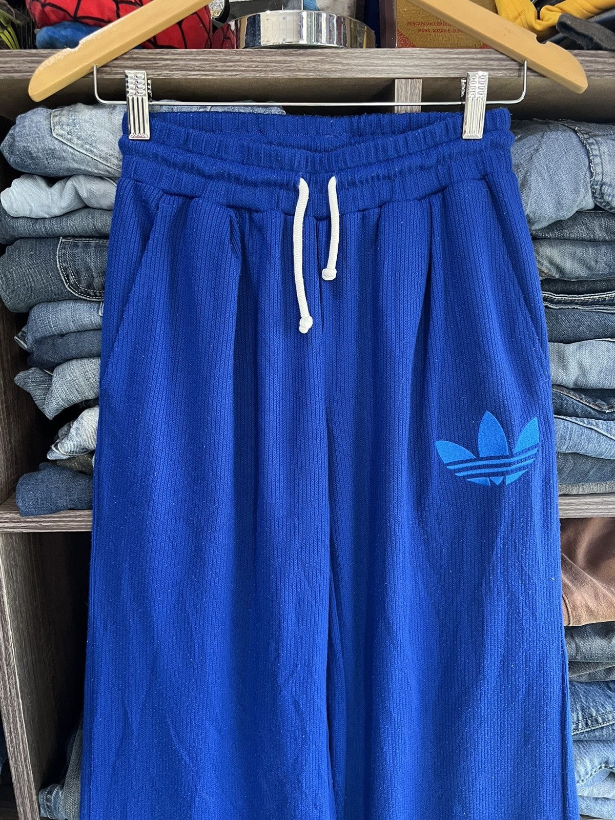 Adidas 🔥Adidas Originals Trefoil Wide Leg Knit Sweatpant Size US 26 / EU 42 - 3 Thumbnail