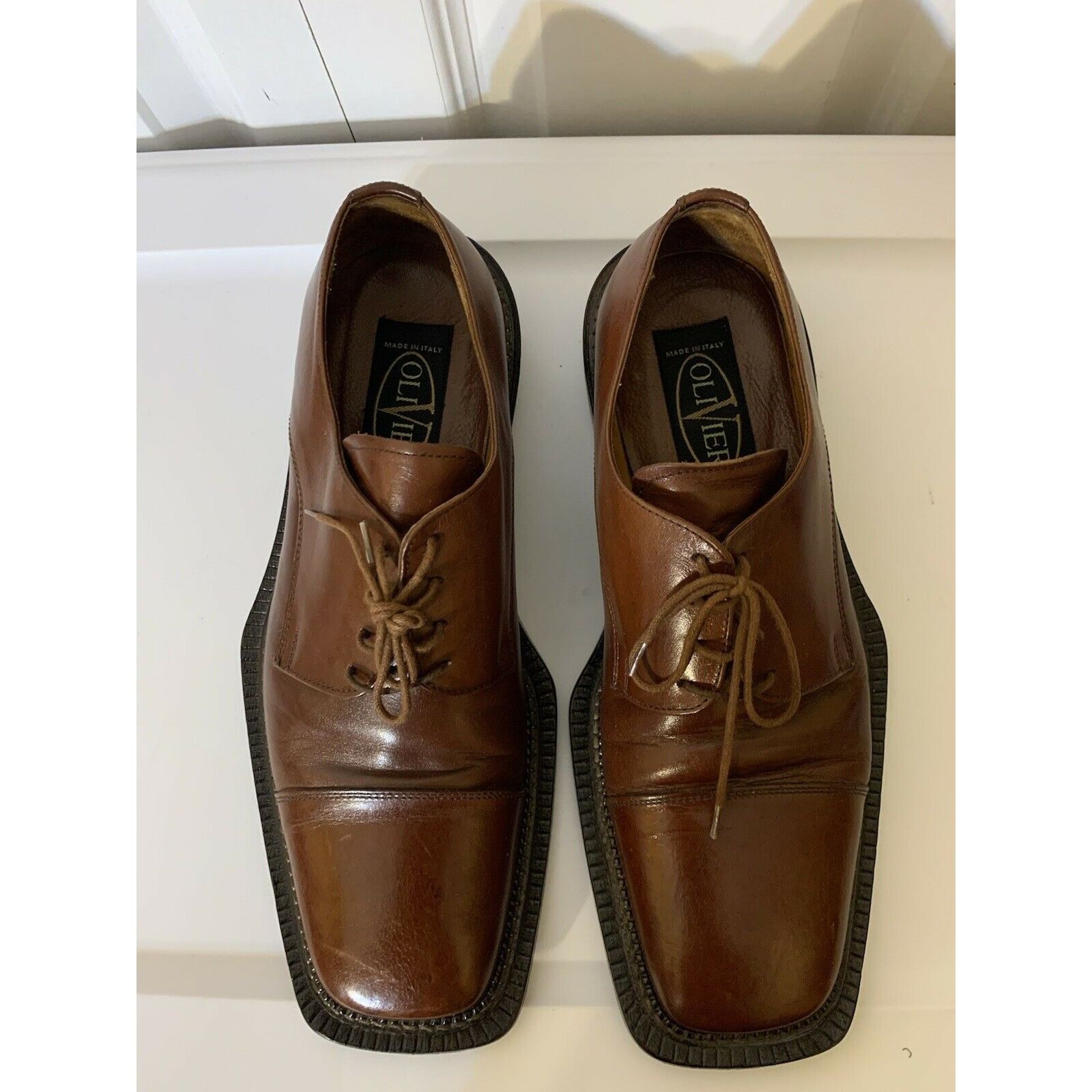 Other Olivier Men’s Sz 9 1/2 D Brown Cap Shoe Very Fine Leather Ma Size US 9.5 / EU 42-43 - 9 Thumbnail