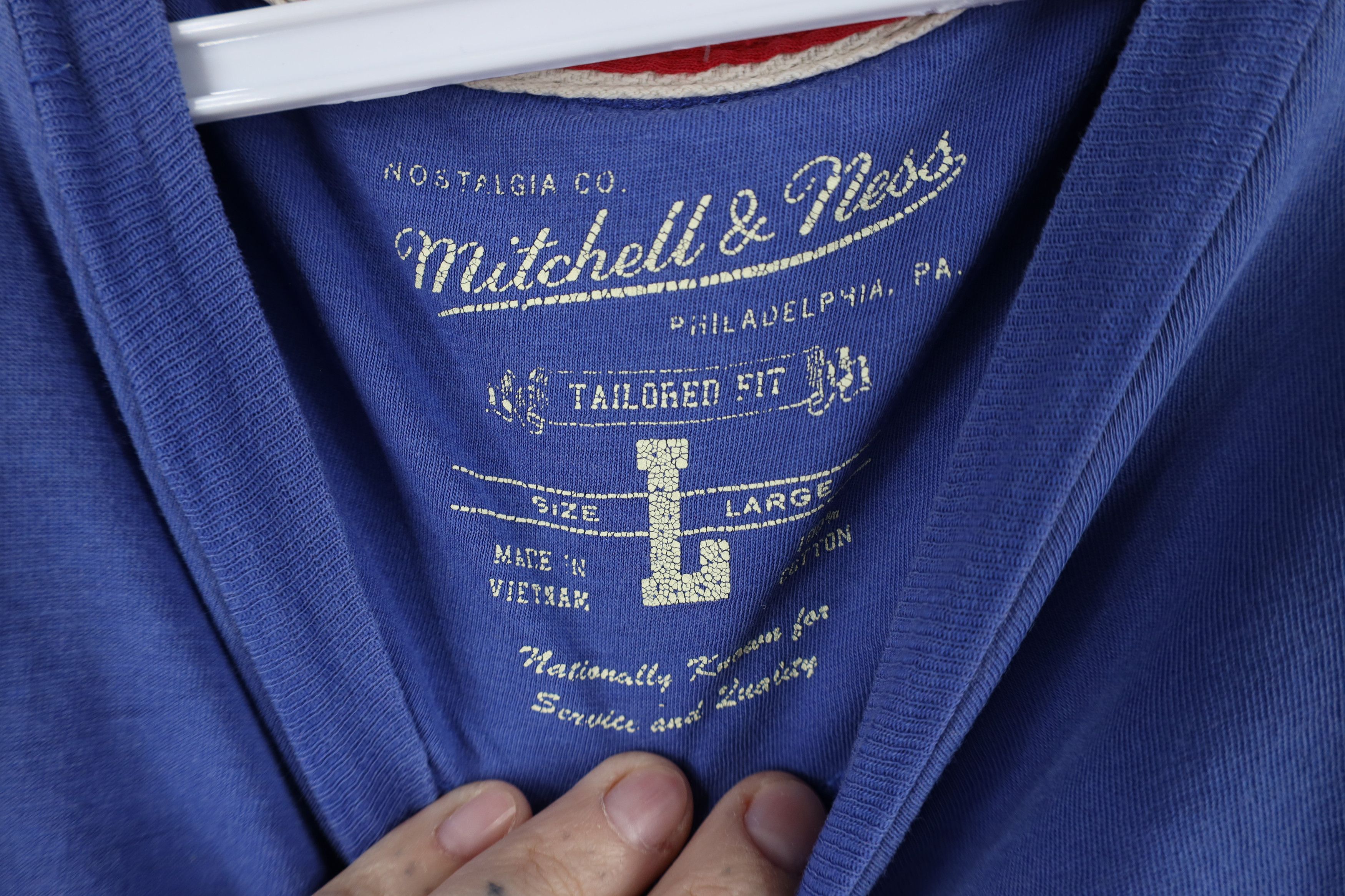 Mitchell & Ness Retro Mitchell & Ness New York Giants Football T-Shirt Size L / US 10 / IT 46 - 9 Thumbnail