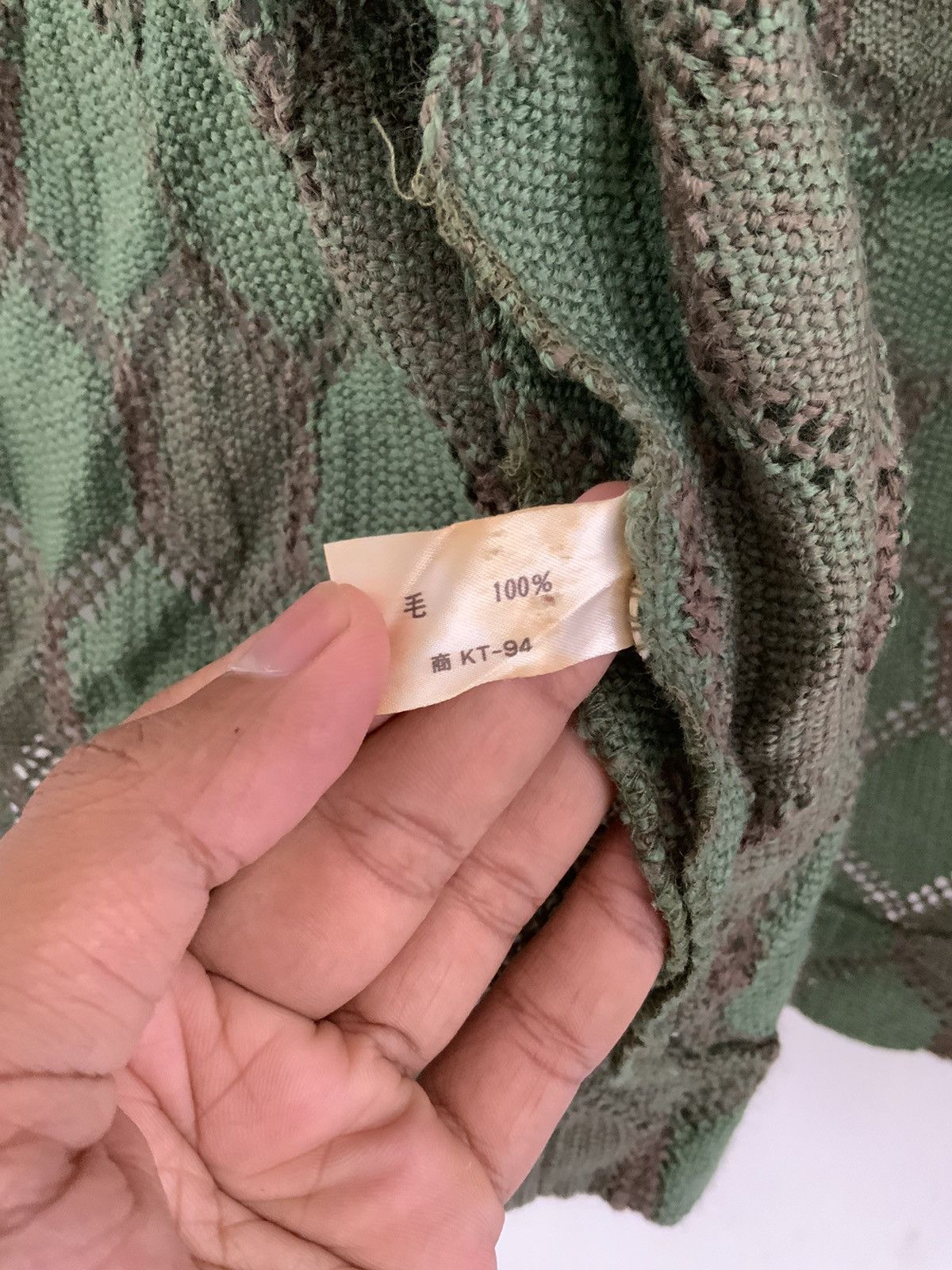 Japanese Brand Vintage Japan Green Cardigan Kimono Size US L / EU 52-54 / 3 - 11 Thumbnail