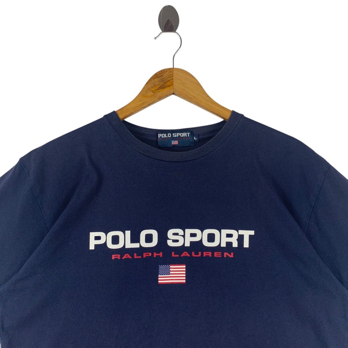 Polo Ralph Lauren × Vintage Vintage POLO SPORT by POLO RALPH LAUREN spellout tees Size US L / EU 52-54 / 3 - 2 Thumbnail