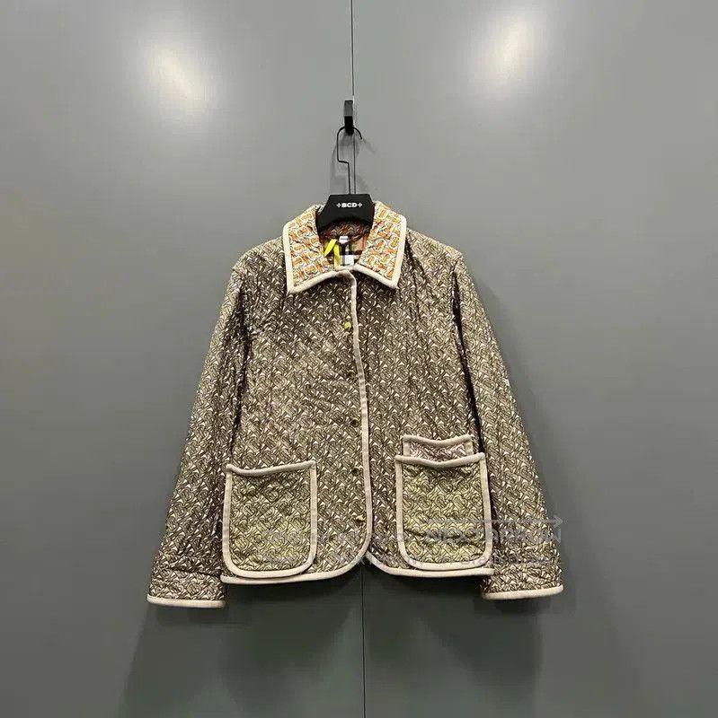 Burberry Burberry Brown Cotton Logo Men’s Jacket. Size US M / EU 48-50 / 2 - 1 Thumbnail