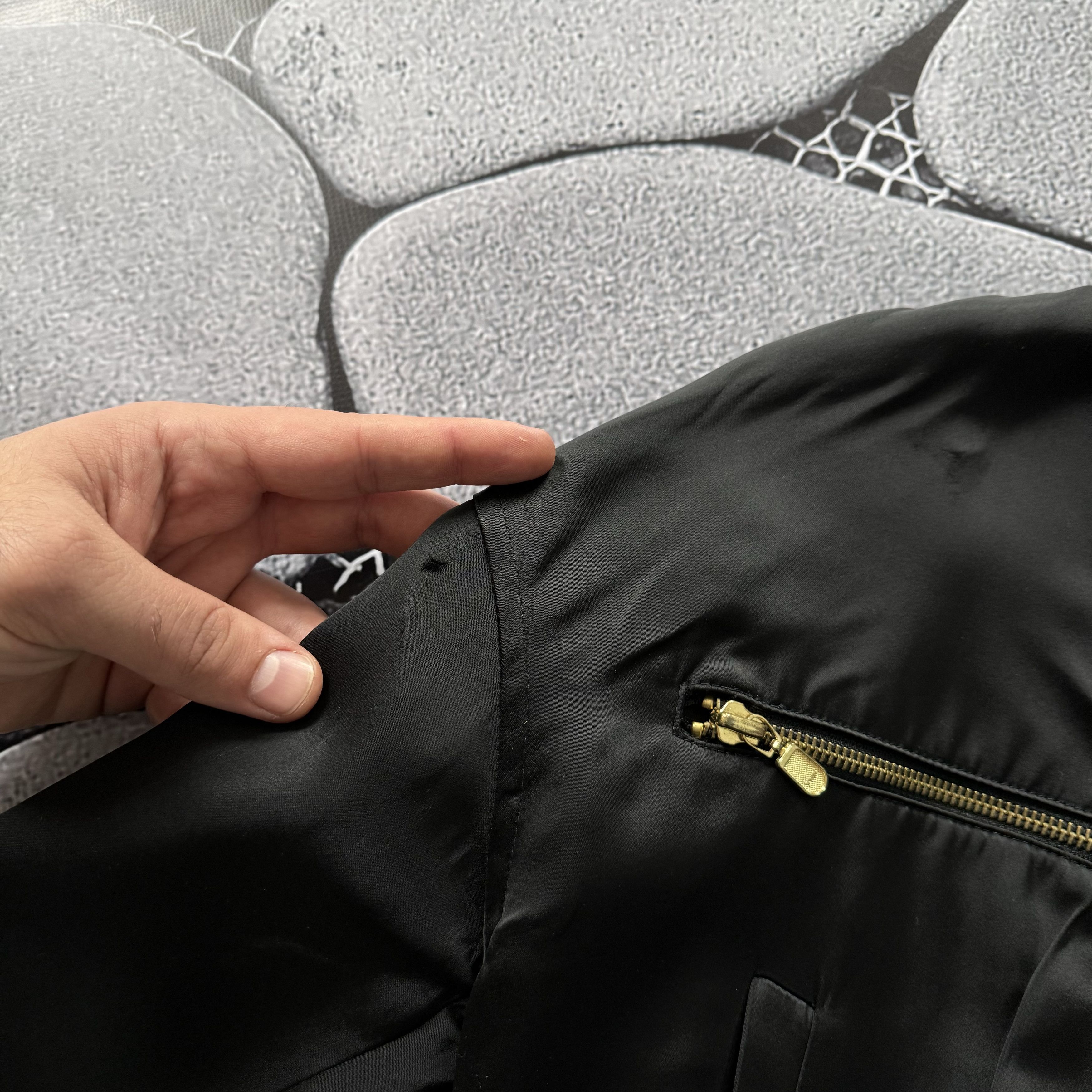 Dolce & Gabbana × Vintage DOLCE & GABBANA 1990S CROPPED BIKER JACKET BLAZER LUXURY Size M / US 6-8 / IT 42-44 - 7 Thumbnail