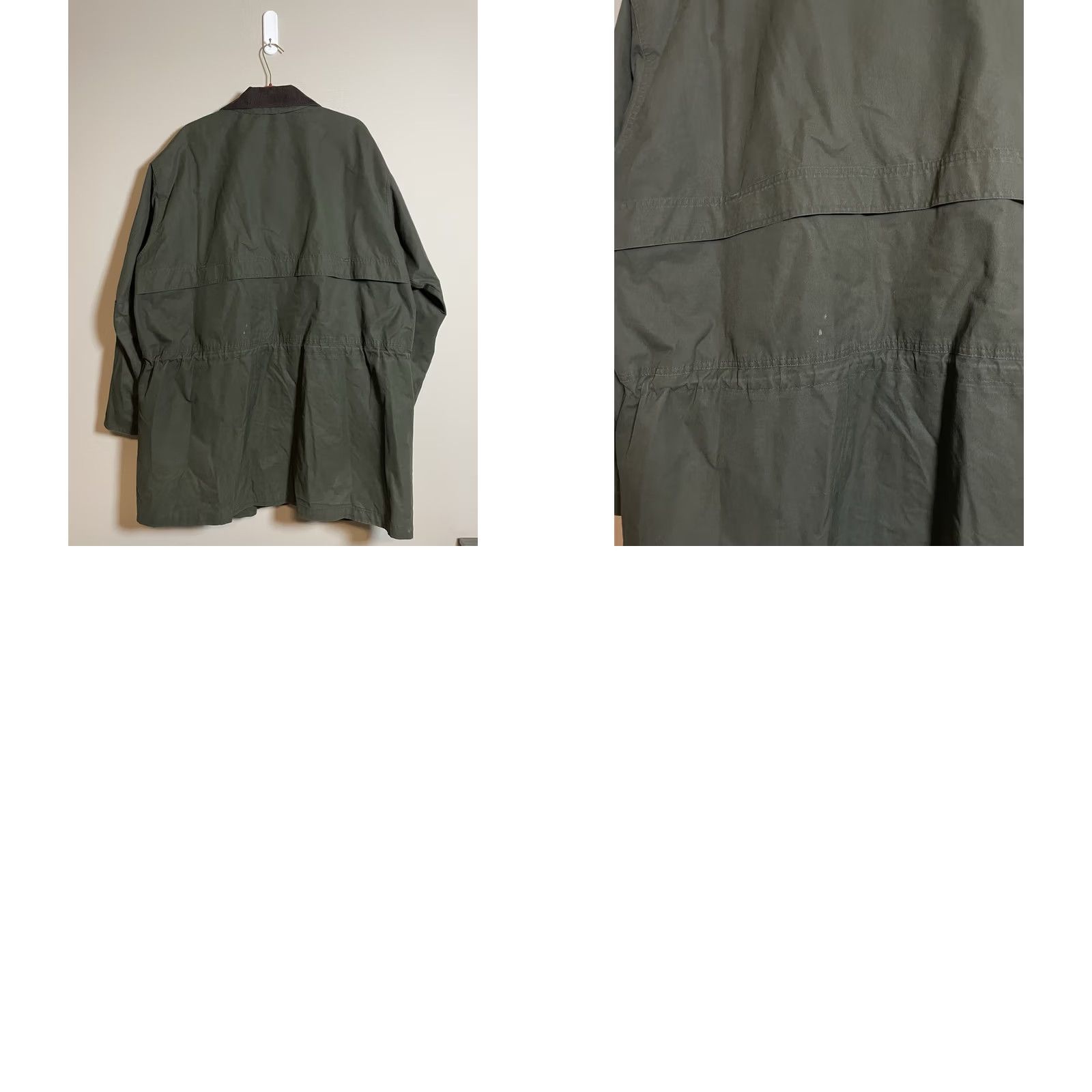 Vintage VINTAGE L.L.Bean Jacket Chore Coat Men XL Green Canvas Mid-Length Lined Cotton Winter Fall Spring Outdoor Workwear Buttoned Size US XL / EU 56 / 4 - 8 Thumbnail