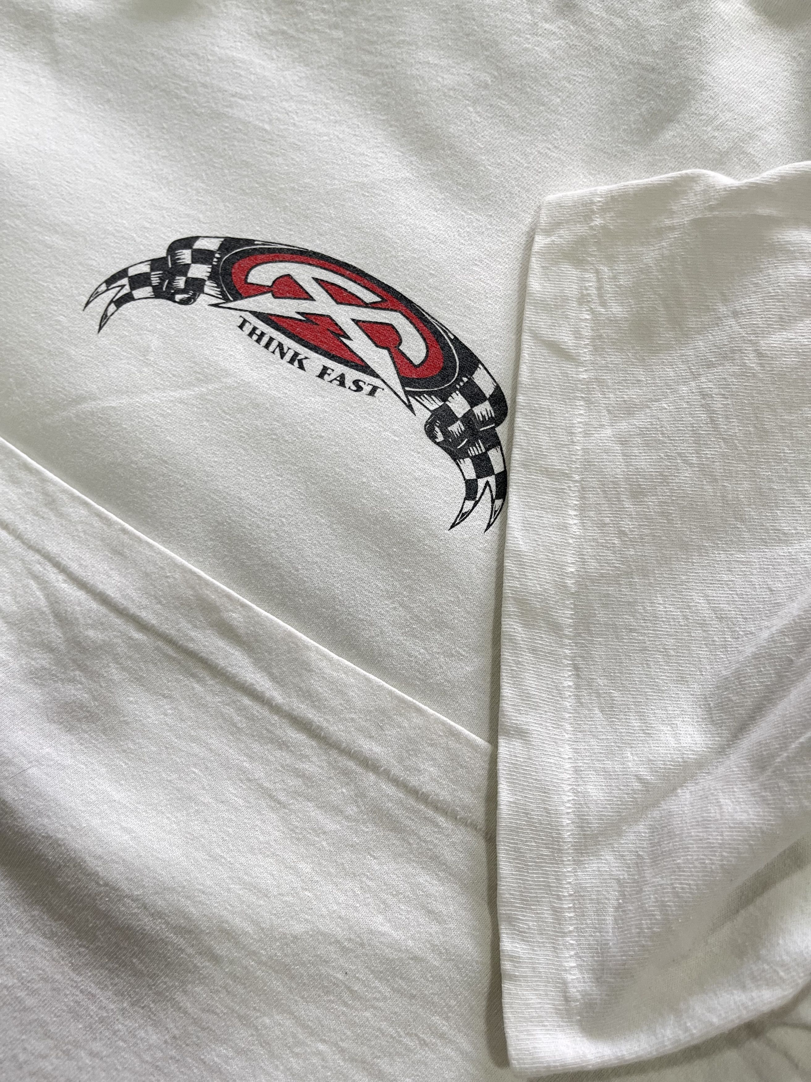 Vintage Vintage 90s Think Fast Brand street T Shirt Size US XL / EU 56 / 4 - 6 Thumbnail