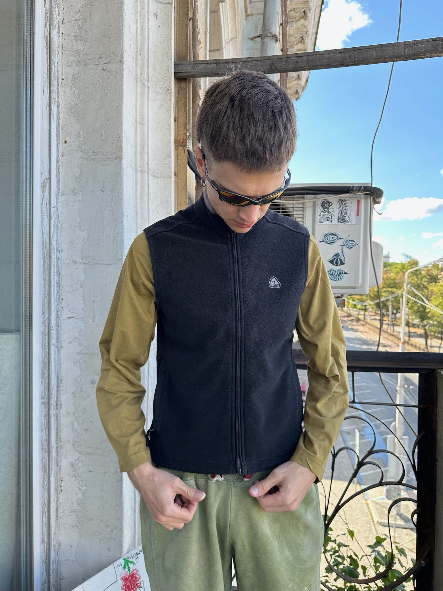 Nike ACG Retro Nike ACG Fleece Vest 90's Thermal Layer Green Size US S / EU 44-46 / 1 - 2 Thumbnail