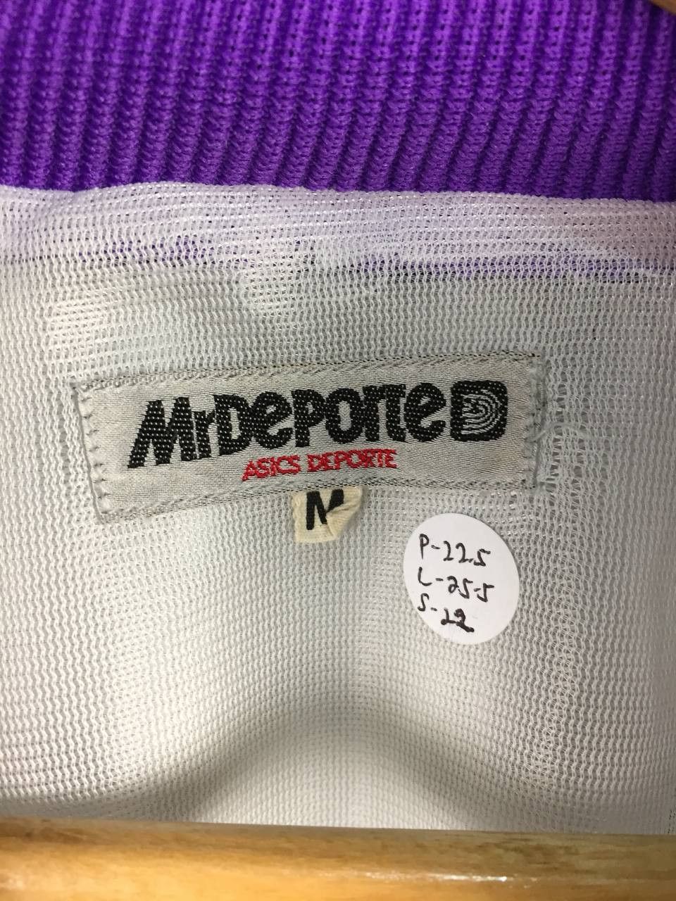Asics Vtg 90s Asics MrDeporte Geometric Color Block Track Jacket Size US M / EU 48-50 / 2 - 13 Thumbnail