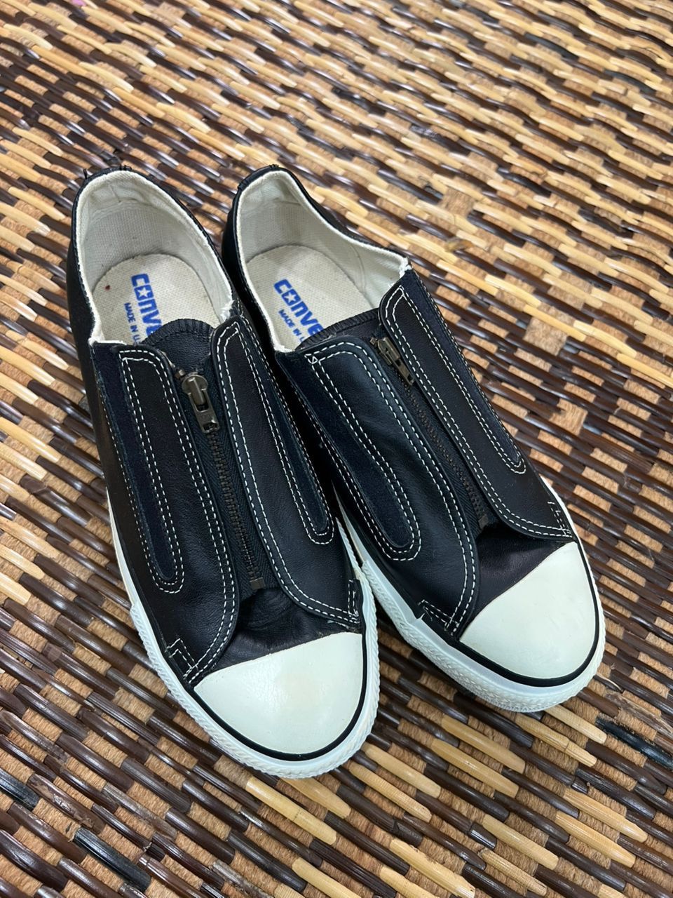 Converse Vintage Converse All Star Z sneaker in black leather Size US 4.5 / IT 34.5 - 2 Thumbnail