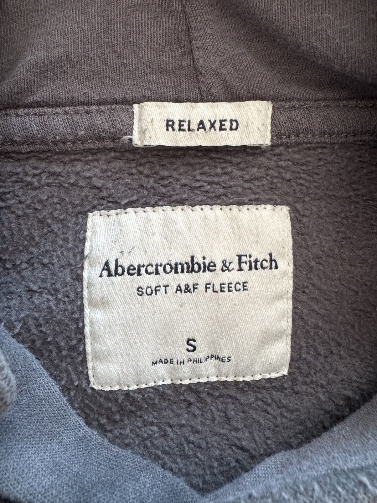 Abercrombie & Fitch ABERCROMBIE & FITCH SOFT FLEECE VINTAGE QUALITY HOODIE Size US S / EU 44-46 / 1 - 3 Thumbnail