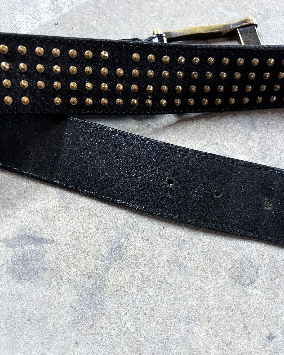 Dior AW05 Studded Belt by Hedi Slimane Size ONE SIZE - 6 Thumbnail