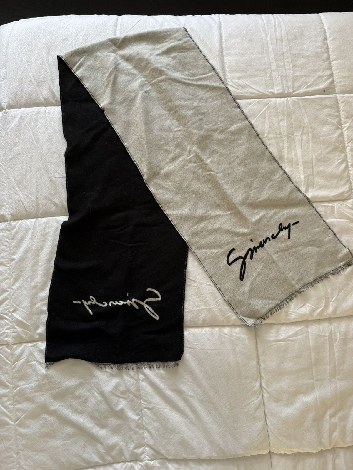 Givenchy Givenchy Unisex Wool Silk Signature Scarf Size ONE SIZE - 1 Thumbnail