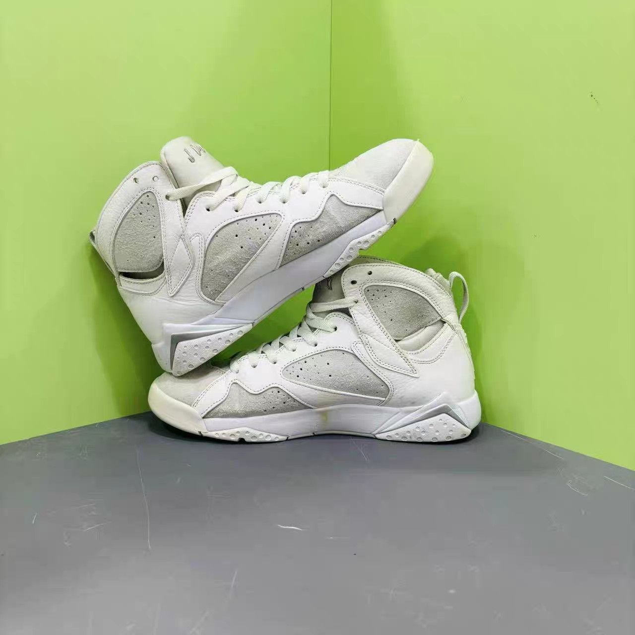 Jordan Brand Air Jordan 7 Grey White K15 Size US 9.5 / EU 42-43 - 4 Thumbnail