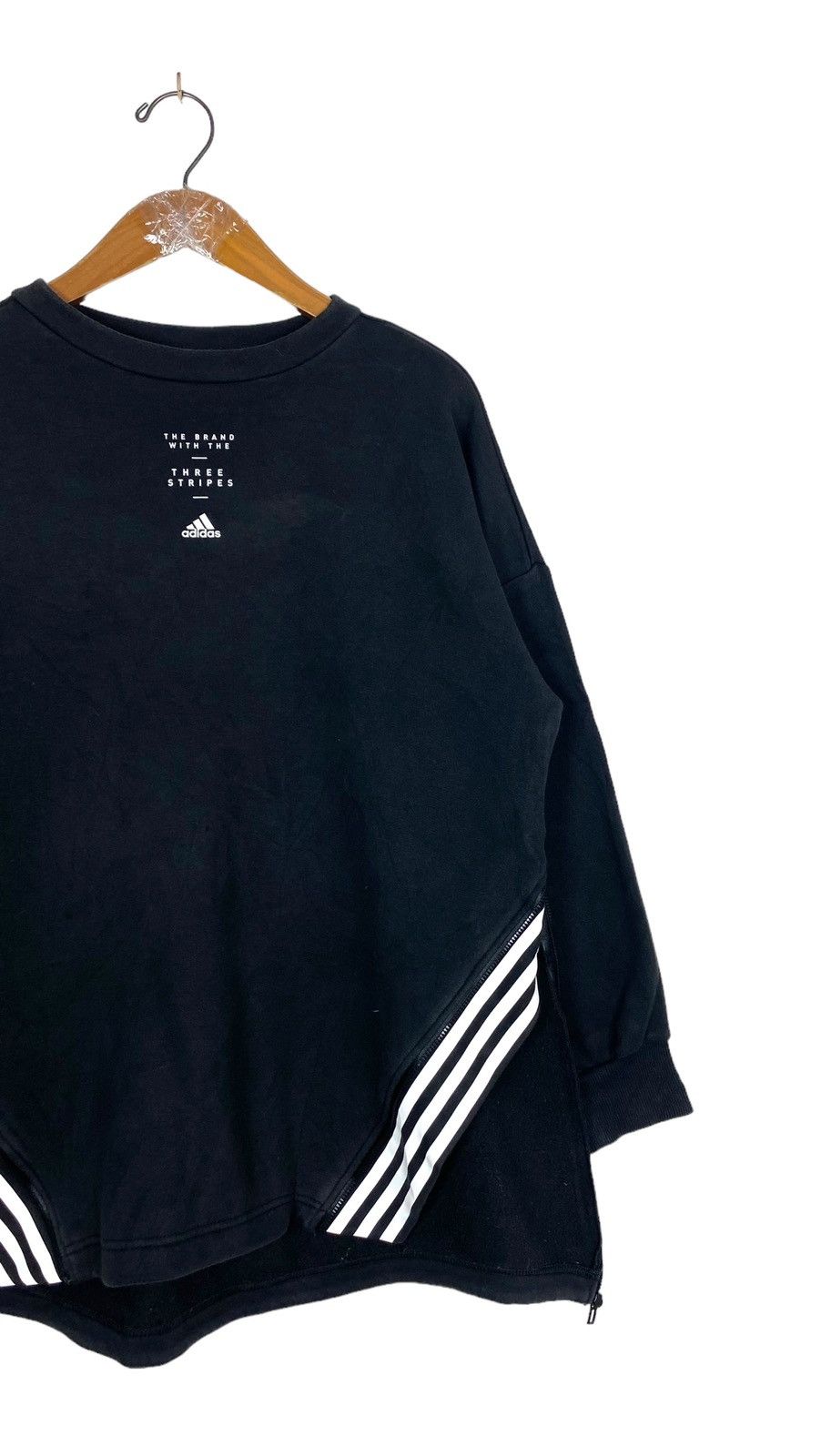 Adidas Rare‼️ Adidas Three Stripe Sweatshirt Size US M / EU 48-50 / 2 - 3 Thumbnail