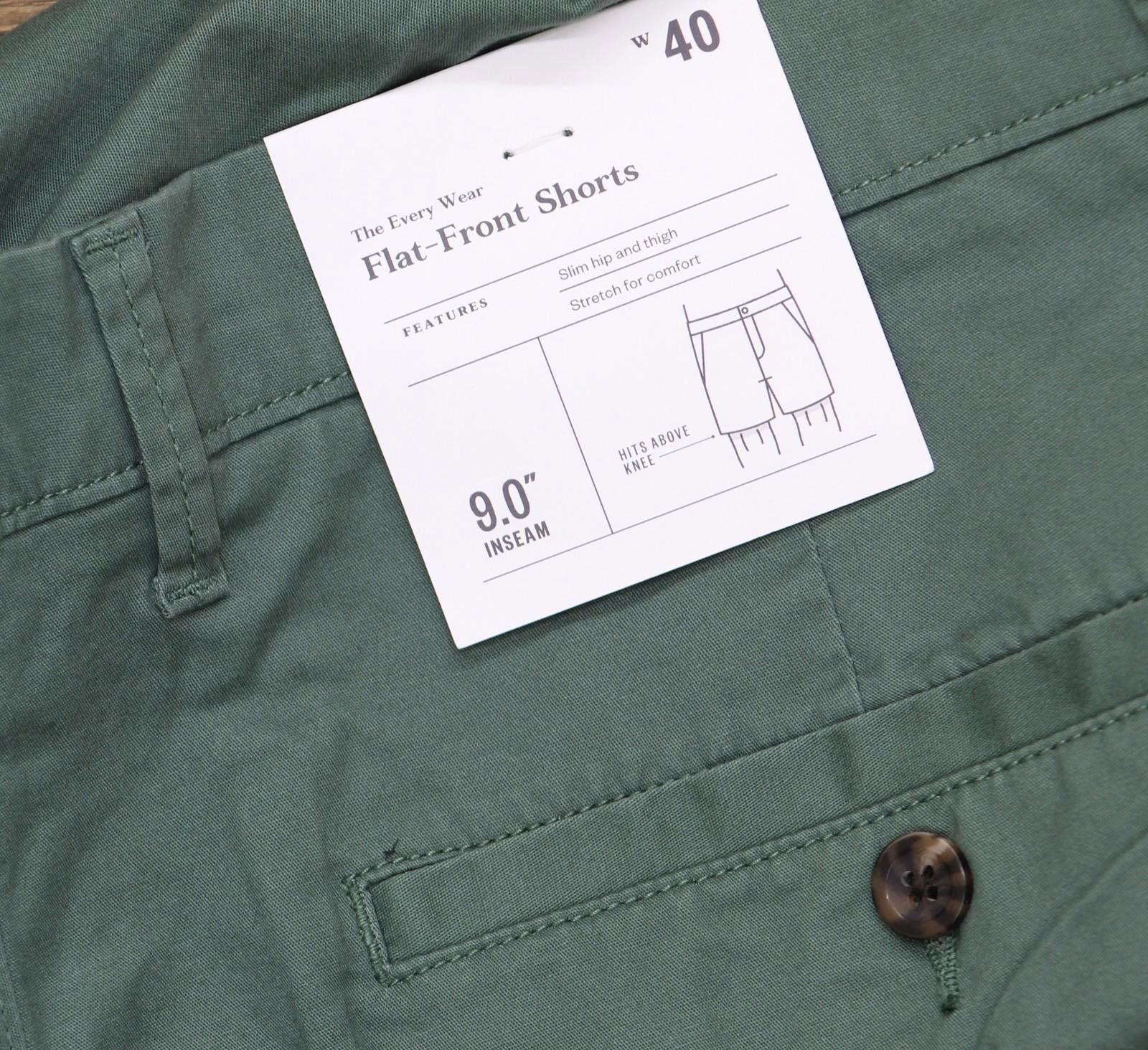 Designer Nwt Goodfellow & Co Flat Front Chino Shorts Teal Green 40 Size US 40 / EU 56 - 8 Thumbnail
