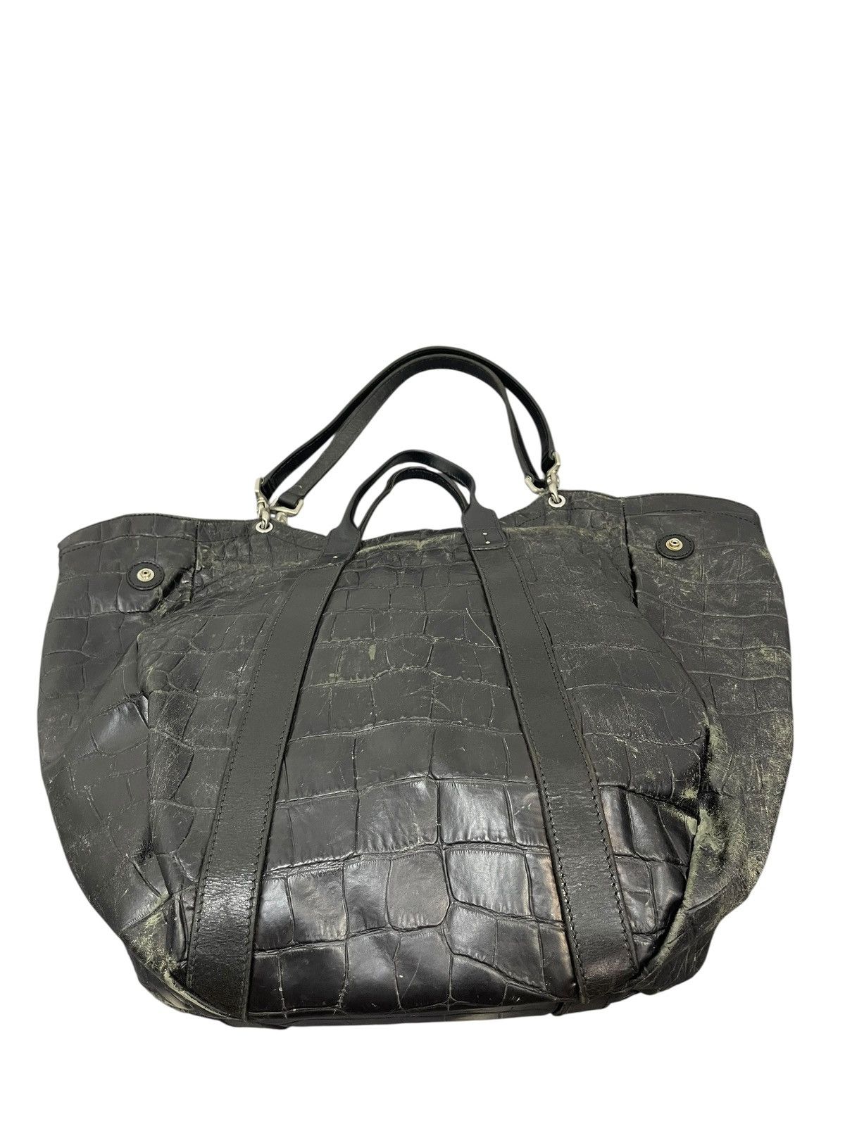 Genuine Leather Crocodile Embossed Daniel & Bob Leather Shoulder Bag 1🟩2 Size ONE SIZE - 14 Thumbnail