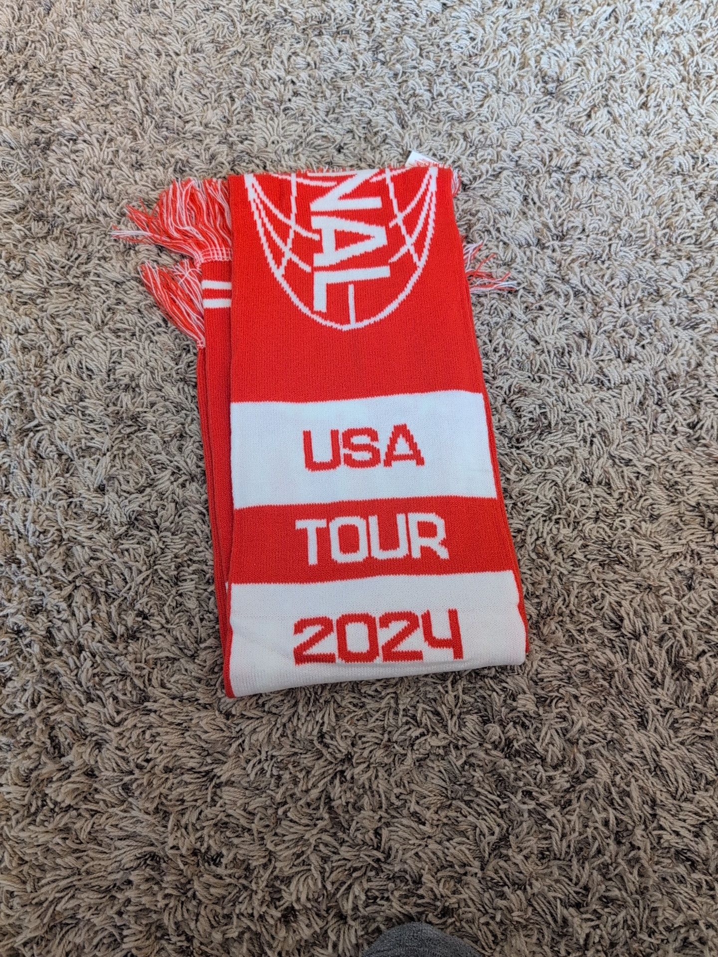 ARSNL Officially Licensed Arsenal USA Tour 2024 Scarf 🔥🔥🔥🔥 Size ONE SIZE - 1 Thumbnail