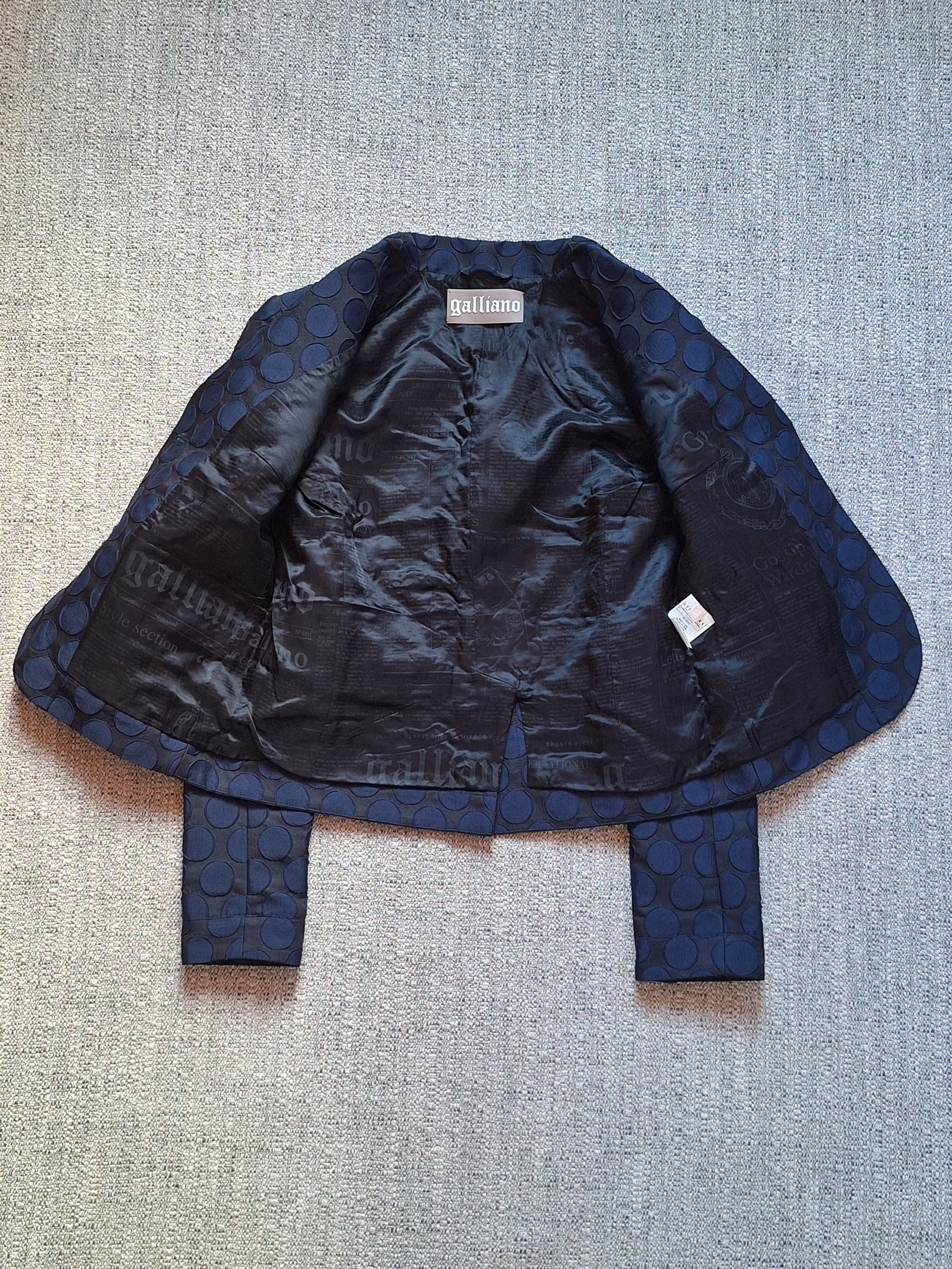John Galliano Rare Galliano / Polka Dots Cropped Blazer Size S / US 4 / IT 40 - 7 Thumbnail
