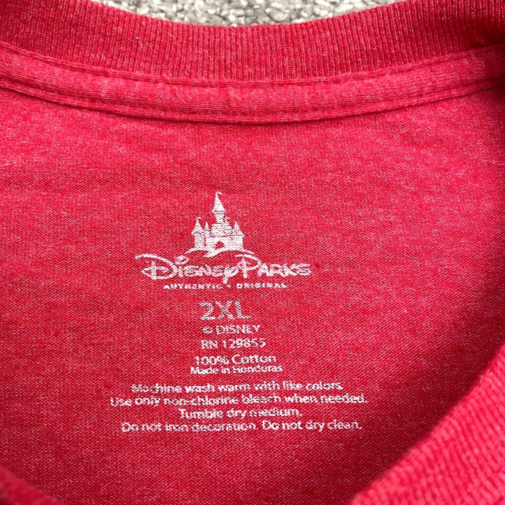 Disney Disney Mickey Mouse Graphic T-Shirt Mens 2XL Red Crew Neck Short Sleeve Tee Top Size US XXL / EU 58 / 5 - 4 Thumbnail