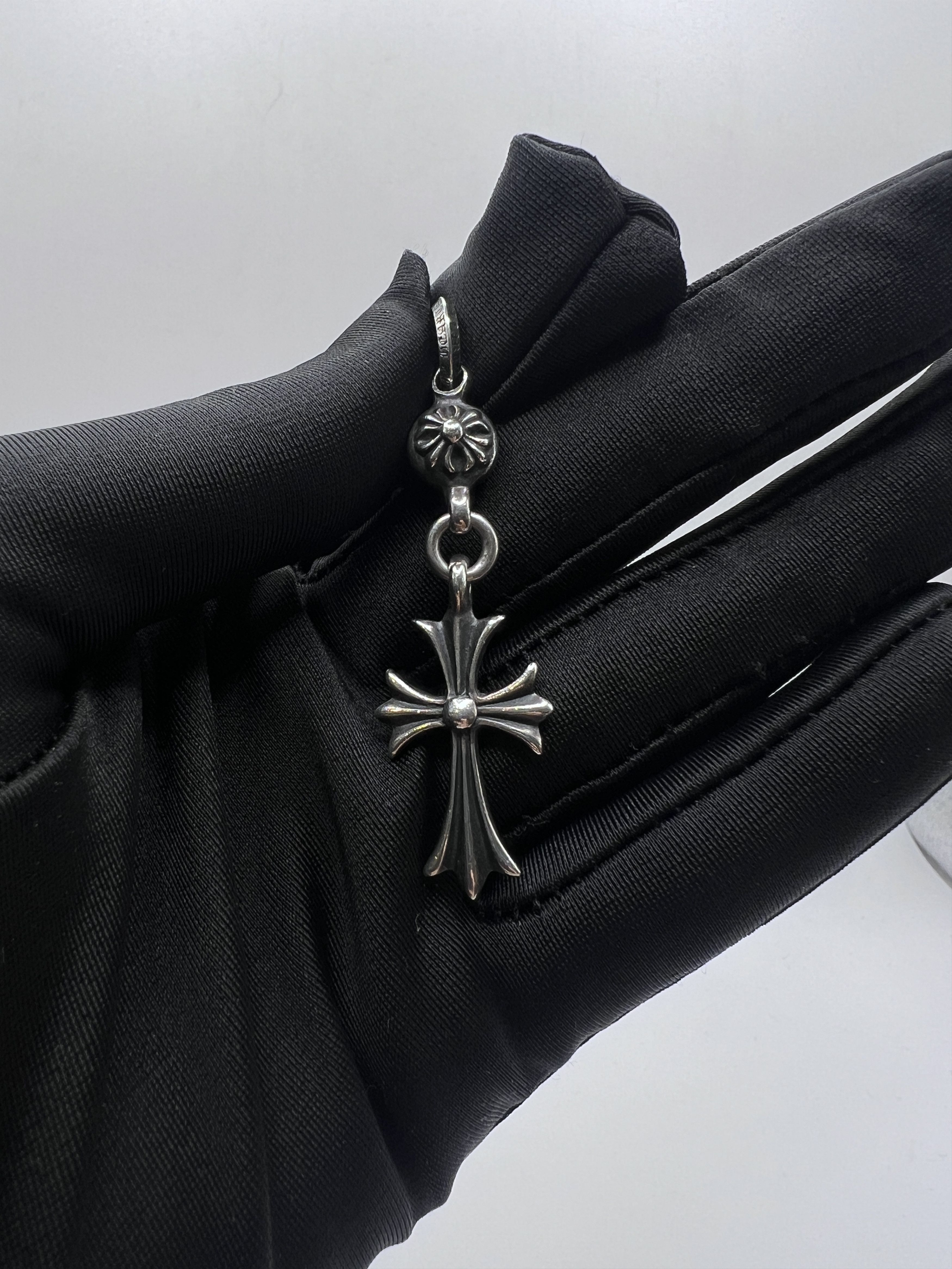 Chrome Hearts Chrome Hearts 1 Ball TINY CROSS Pendant With Ball Chain Size ONE SIZE - 5 Thumbnail