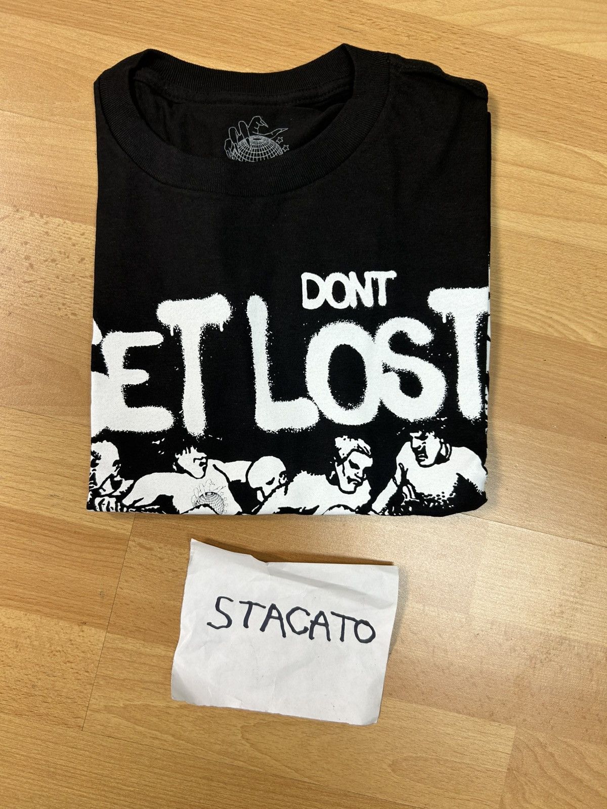 Rap Tees × Vintage $NOT Don’t Get Lost in the Mosh Pit Tee Black Medium Size US M / EU 48-50 / 2 - 6 Thumbnail
