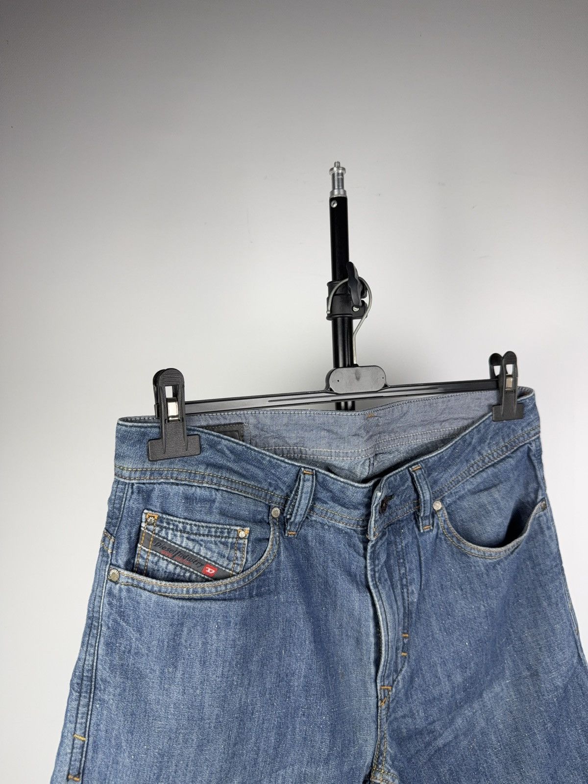 Diesel Diesel Vintage Denim Long Shorts Y2K Blue Jean 00s Italy Size US 30 / EU 46 - 4 Thumbnail