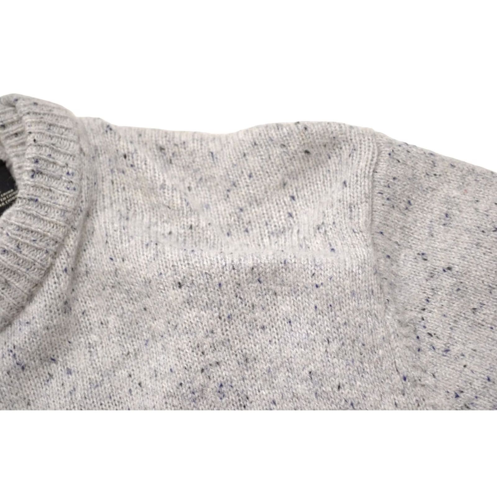 Scotch & Soda SCOTCH & SODA Jumper Men M Grey Wool Blend Pattern Stretch Knit Pullover Long Sleeve Size US M / EU 48-50 / 2 - 5 Thumbnail