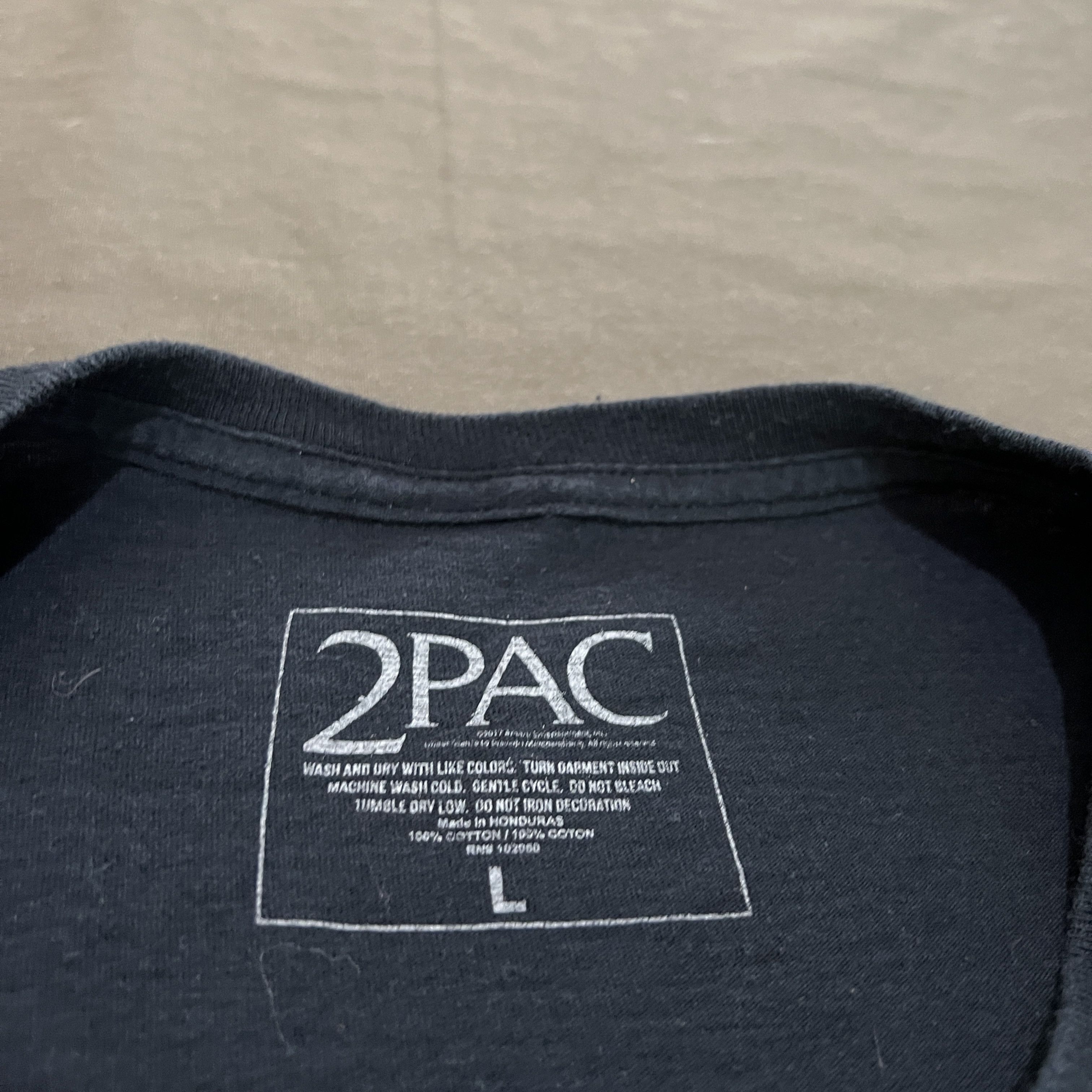 Band Tees × Rap Tees 2017 2pac Tupac Shakur Promo Rap Tee Size US L / EU 52-54 / 3 - 3 Thumbnail