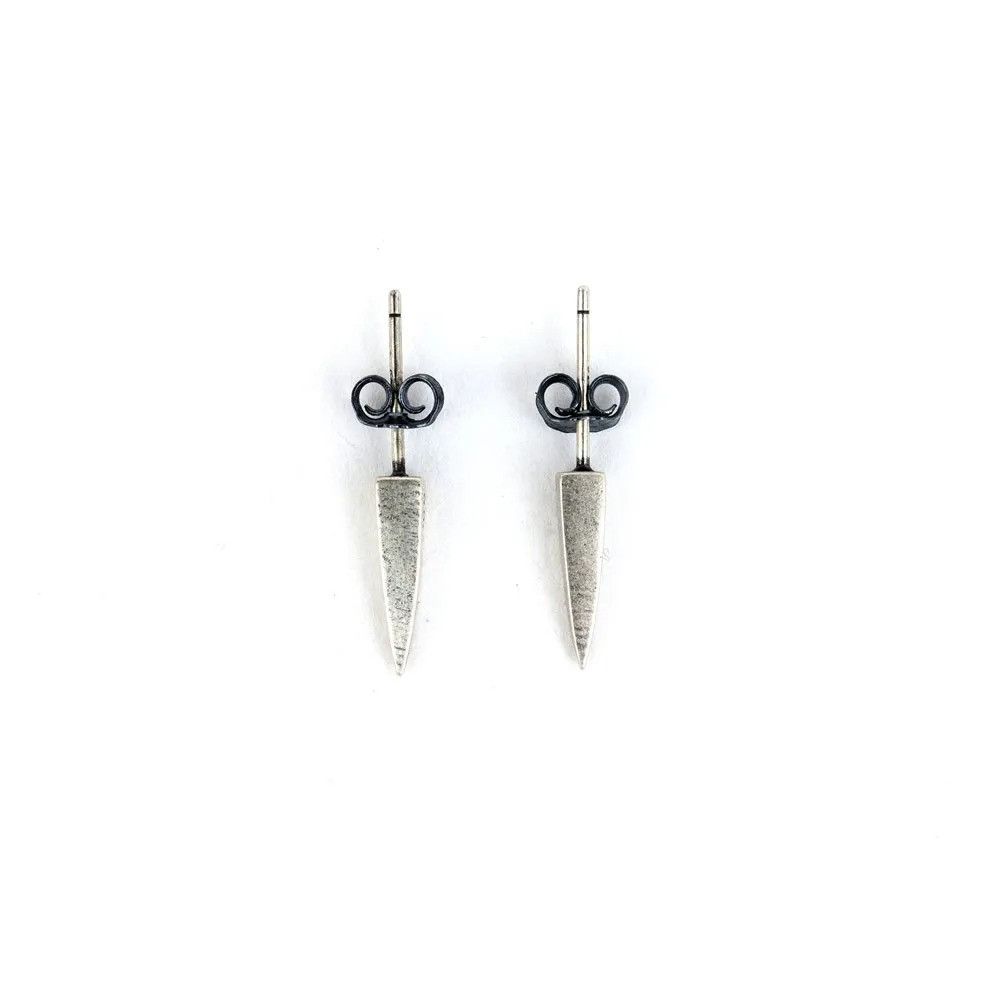 Jewelry Punk Style Stud Earrings 925 Sterling Silver Jewelry Gift Size ONE SIZE - 6 Thumbnail