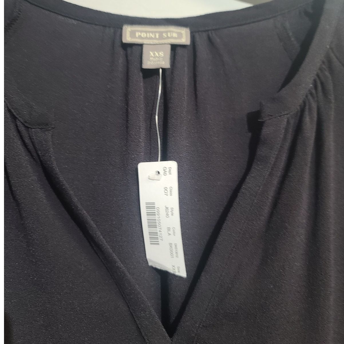 J.Crew J. Crew Point Sur drapey open V-neck top NWT Size XXS / US 00 / IT 34 - 4 Thumbnail
